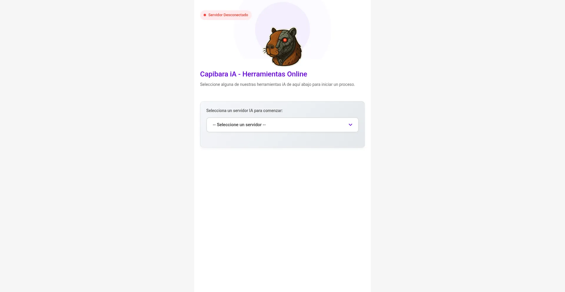 Capibaraia.com Screenshot