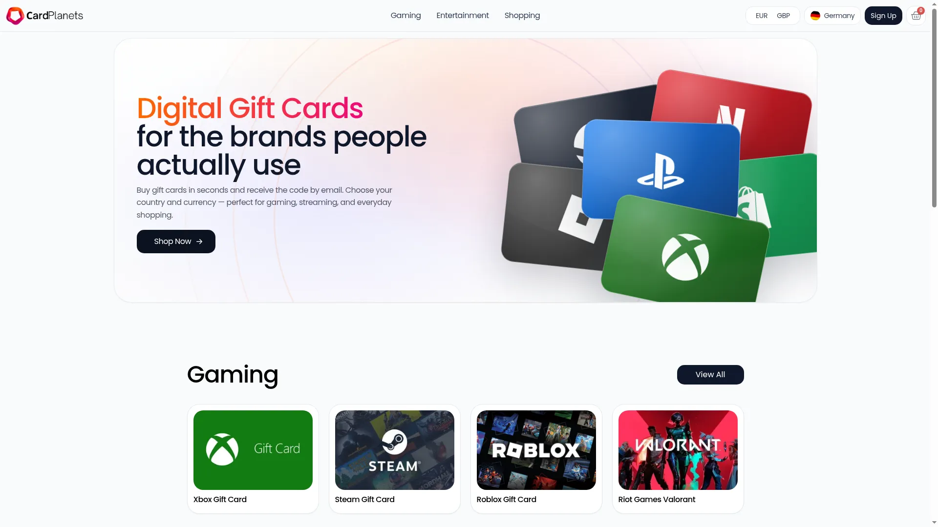 Cardplanets.com