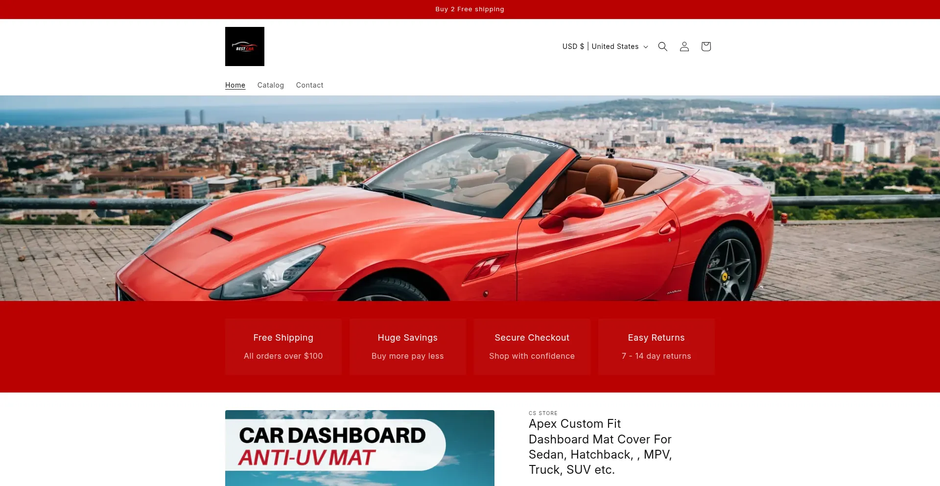 Website screenshot of Carmodspro.com
