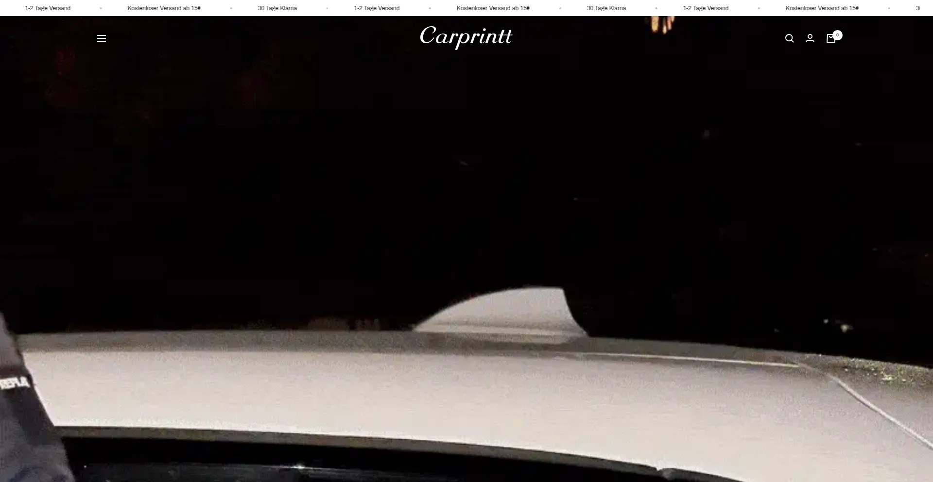 Website screenshot of Carprintt.de