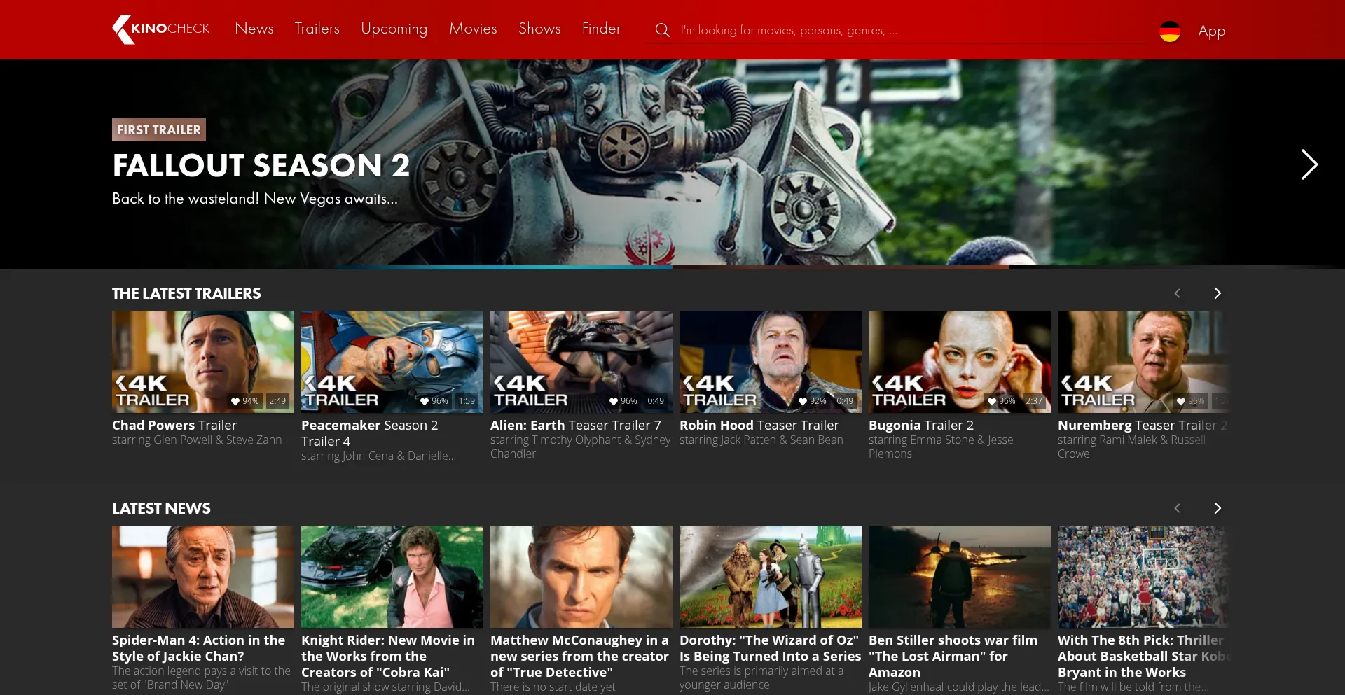 Website screenshot of Cdn.kinocheck.com