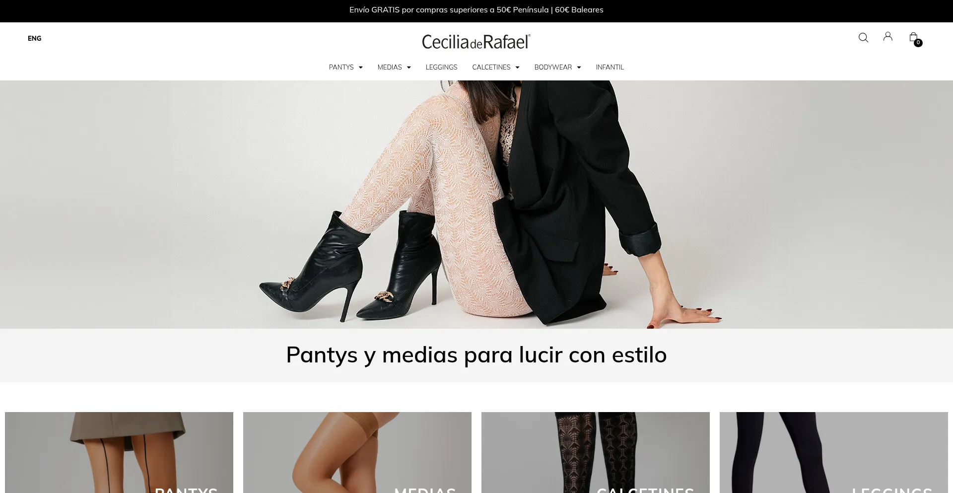Website screenshot of Ceciliaderafael.com