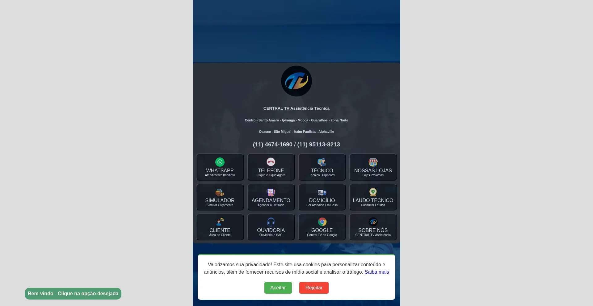 Centraltvsaopaulo.com.br