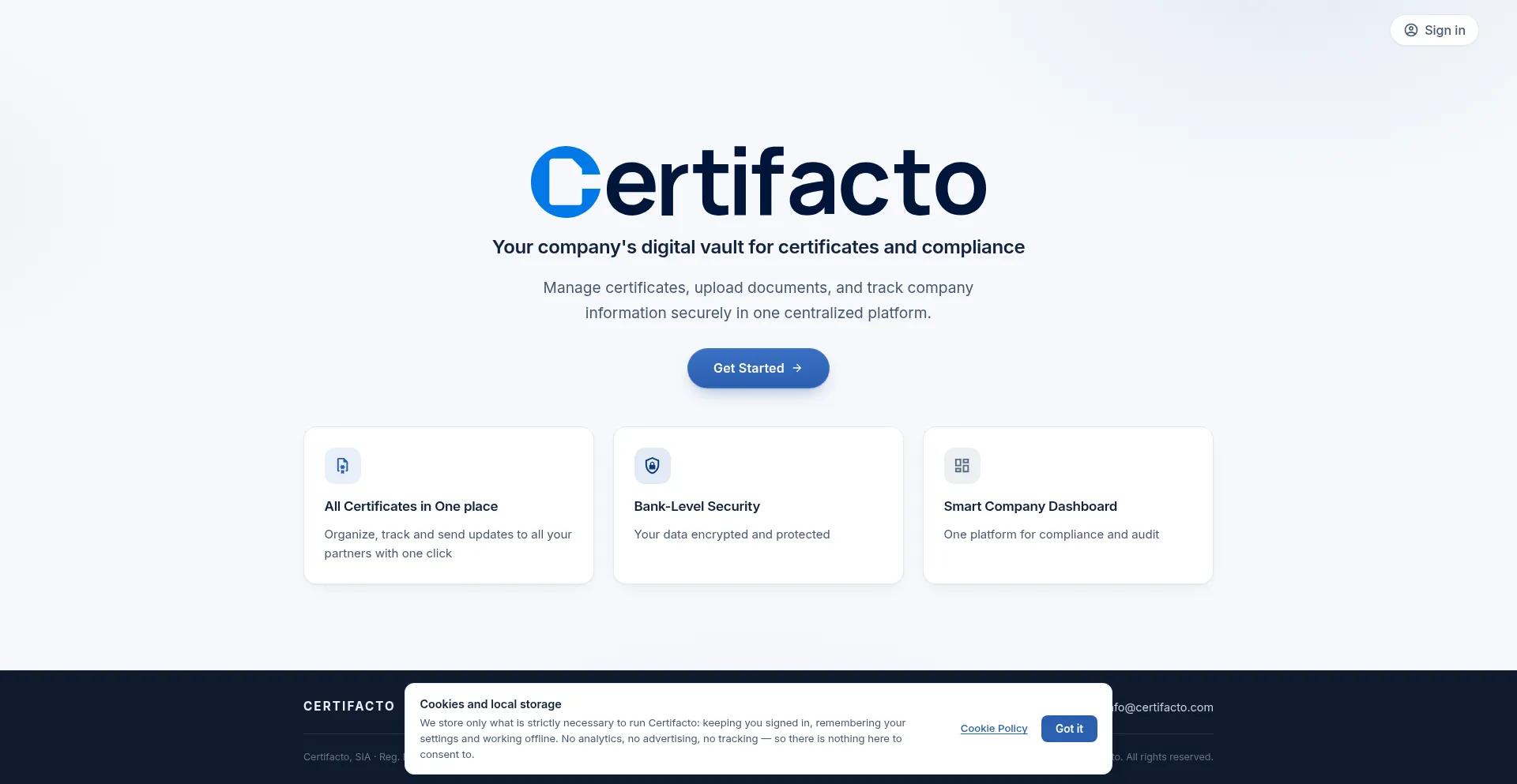 Certifacto.com