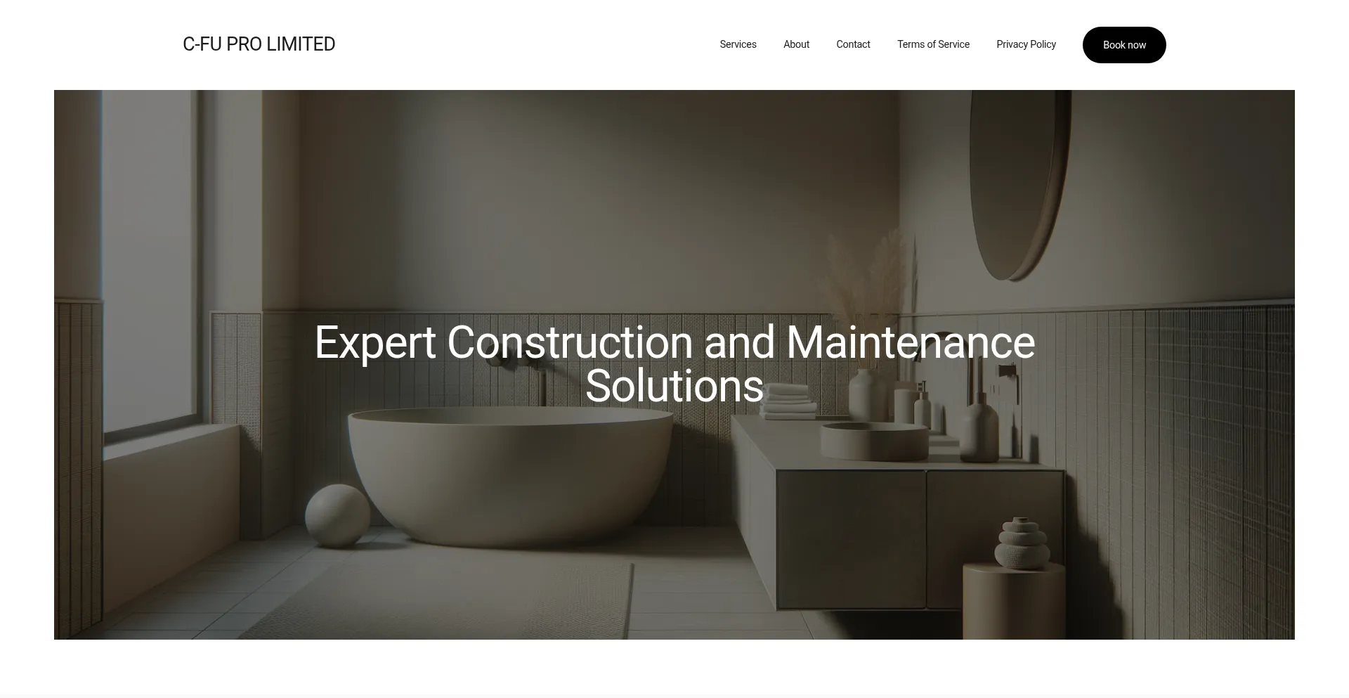 Website screenshot of Cfuprolimited.com