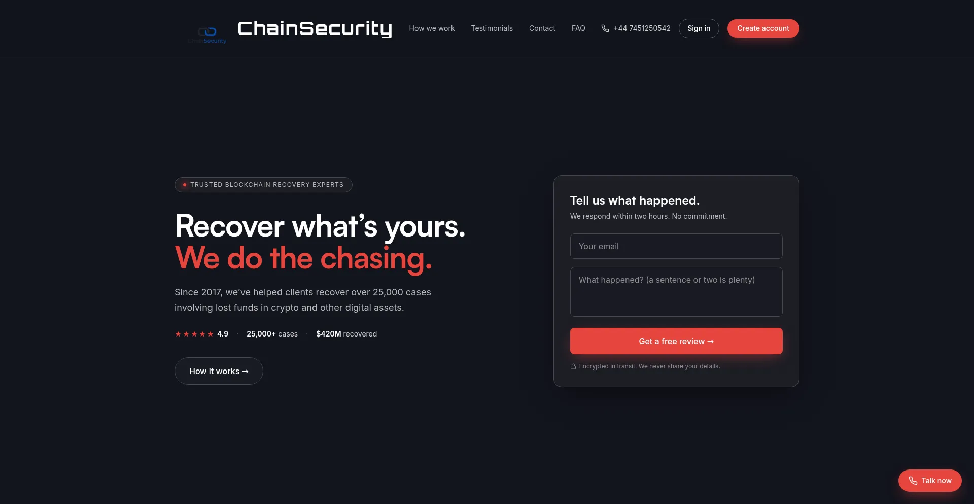 Chainsecurity.eu