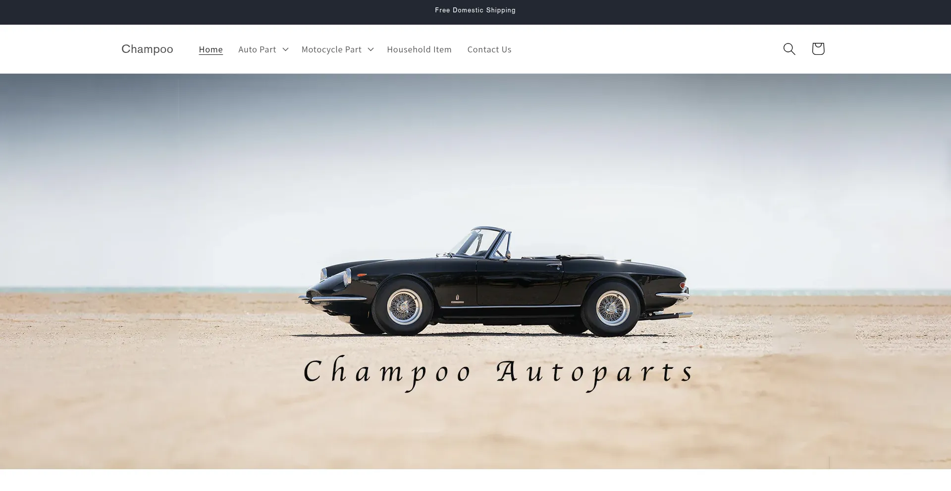 Website screenshot of Champooselected.com