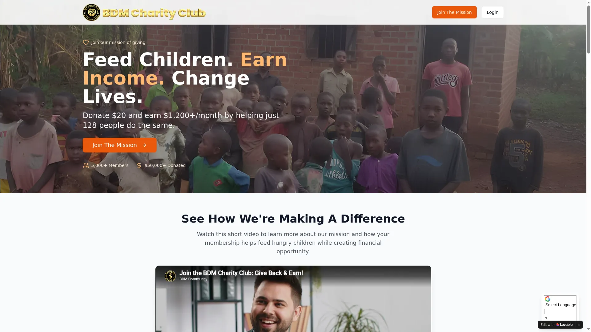 Charity.bdmcommunity.com