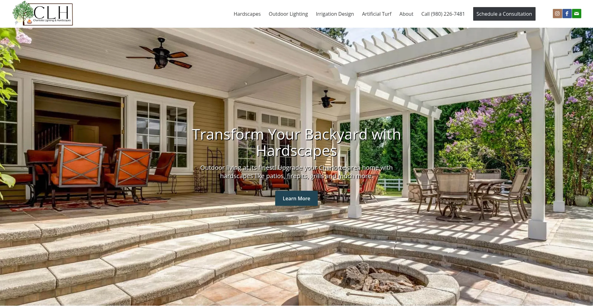 Charlottelightingandhardscapes.com