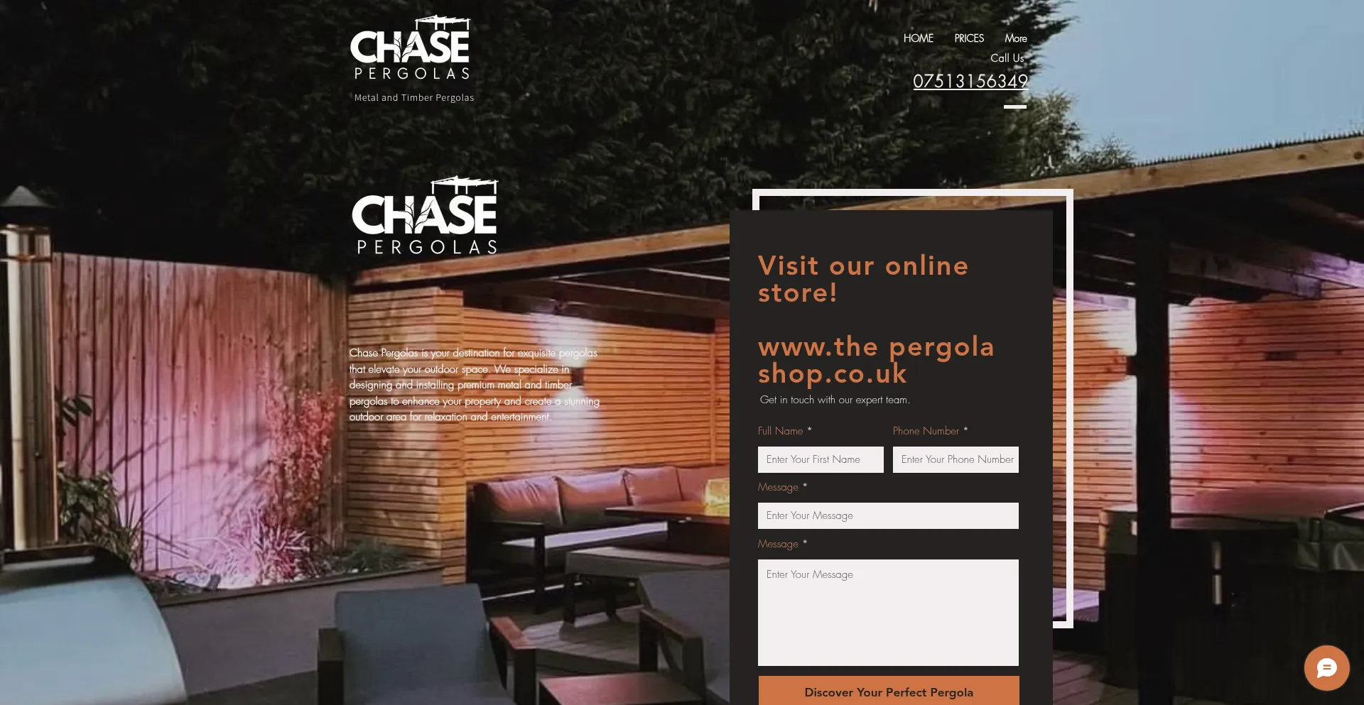 Chasepergolas.co.uk