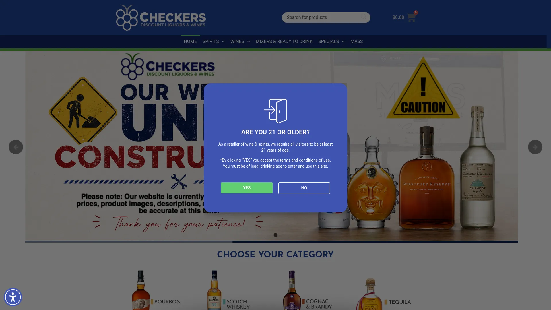 Checkersliquors.com