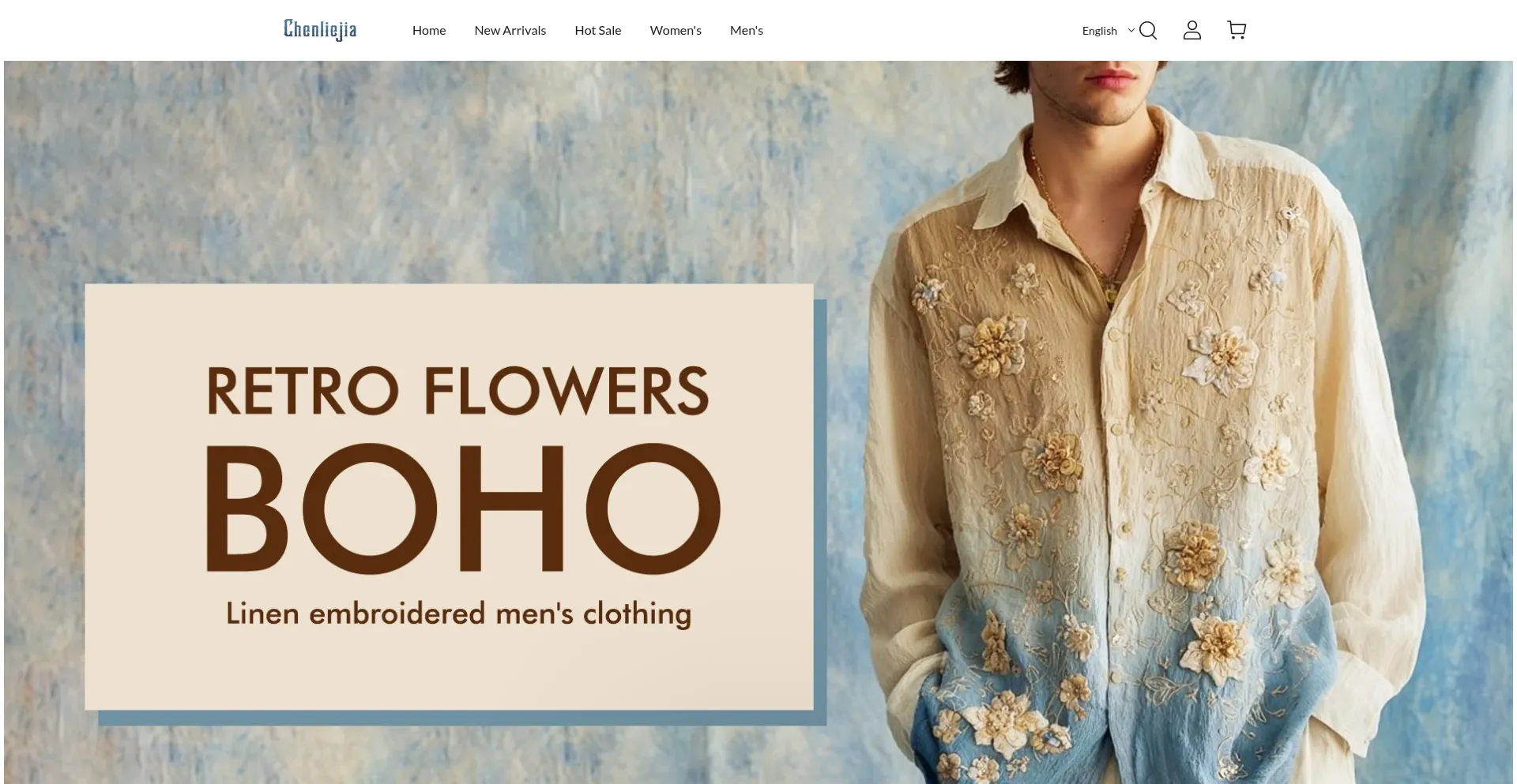 Website screenshot of Chenliejia.com