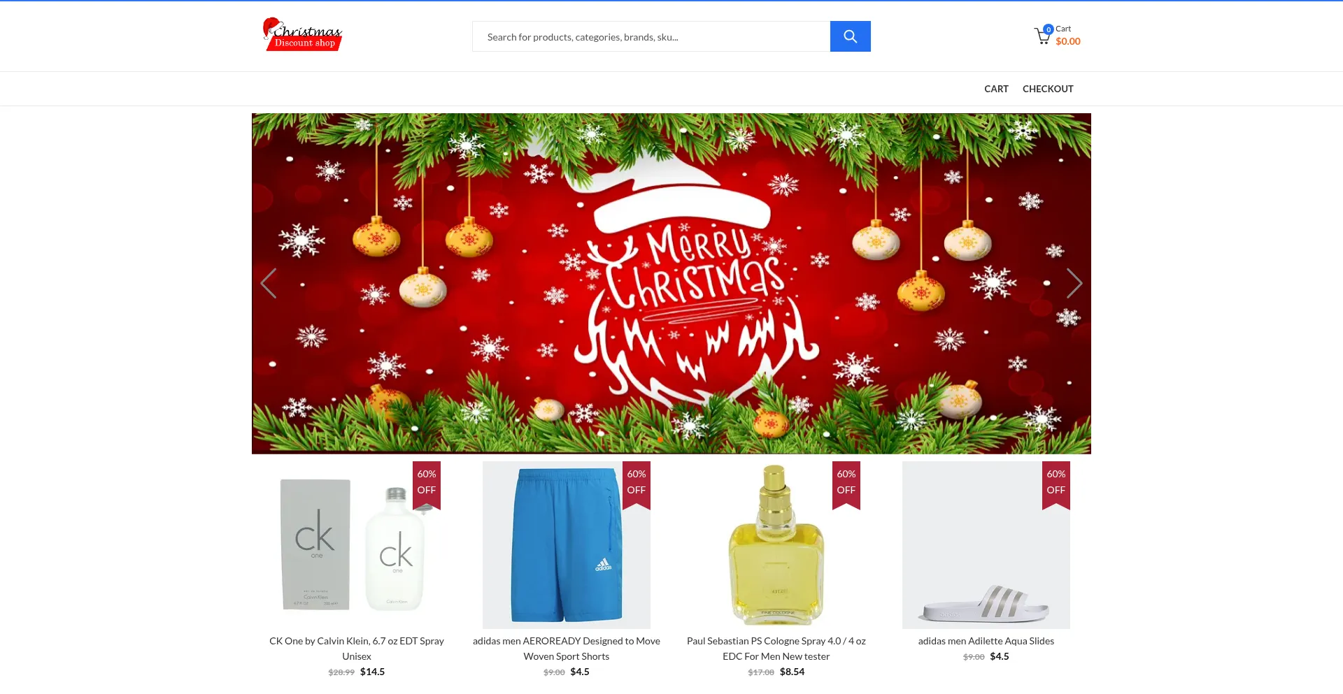 Website screenshot of Chepestdiscount.ru