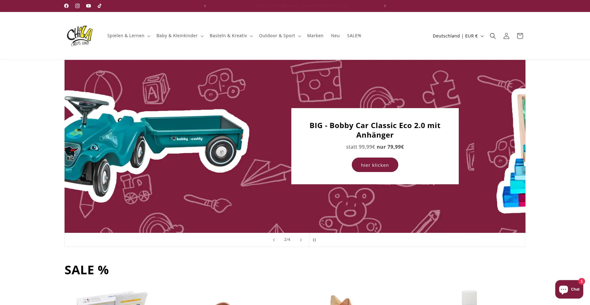 Childsland.com Screenshot