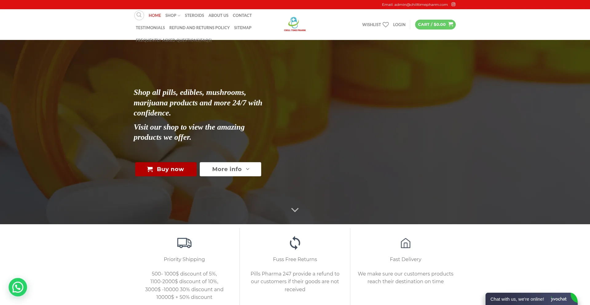Chilltimepharm.com est-il Sûr et Fiable ?