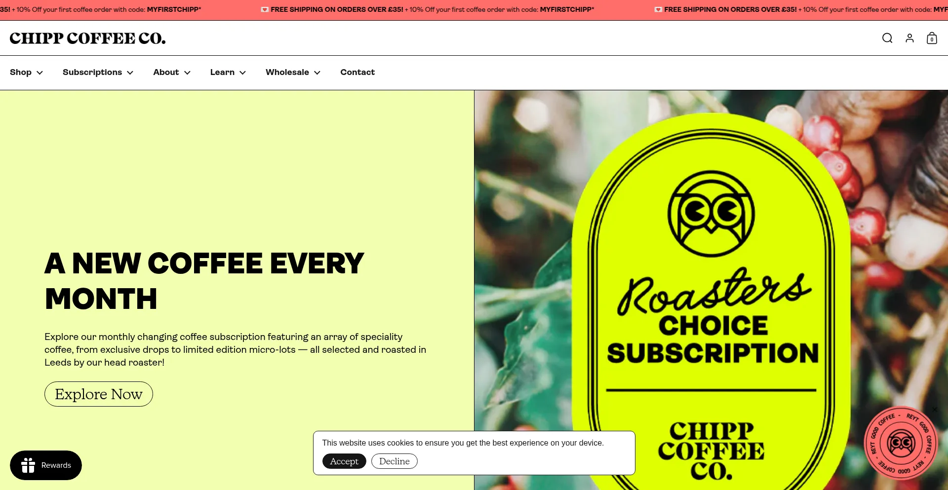 Chippcoffee.co.uk