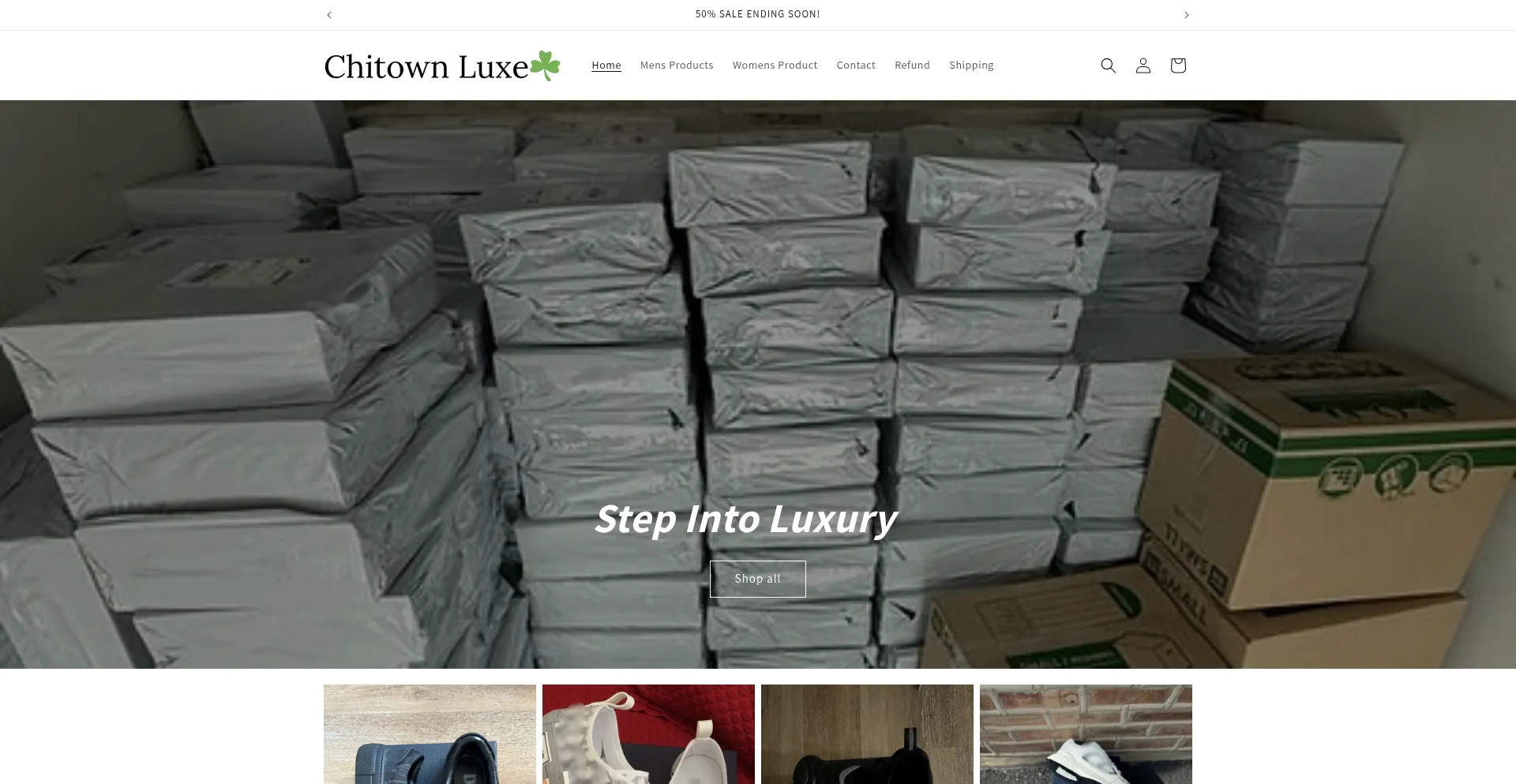 Website screenshot of Chitownluxe.com