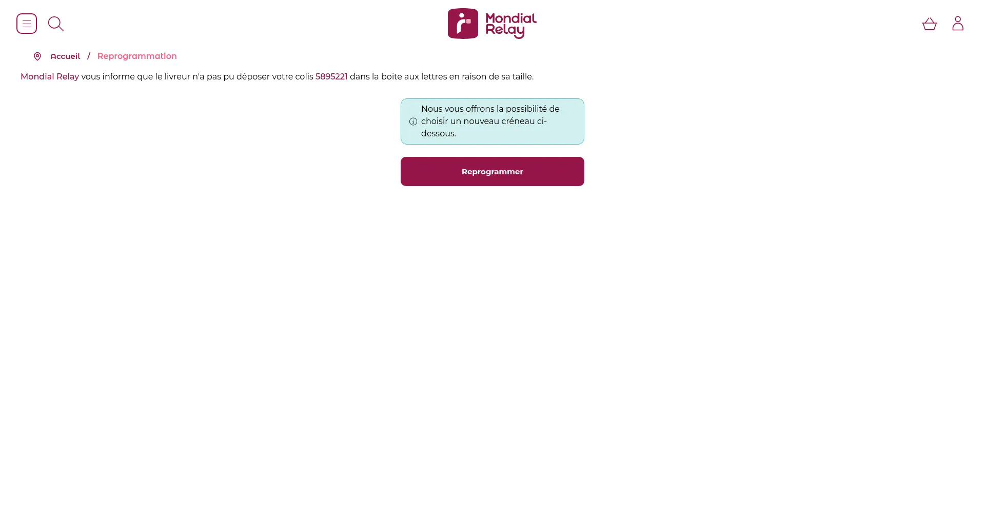 Website screenshot of Choix.mondial-programme.com