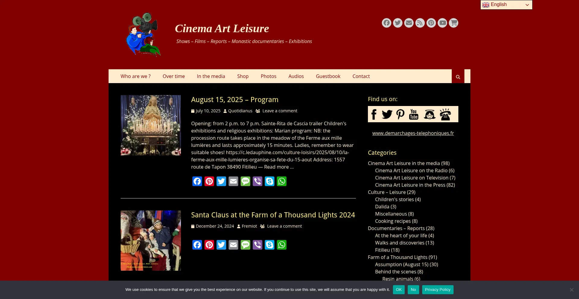 Cine-art-loisir.com Screenshot