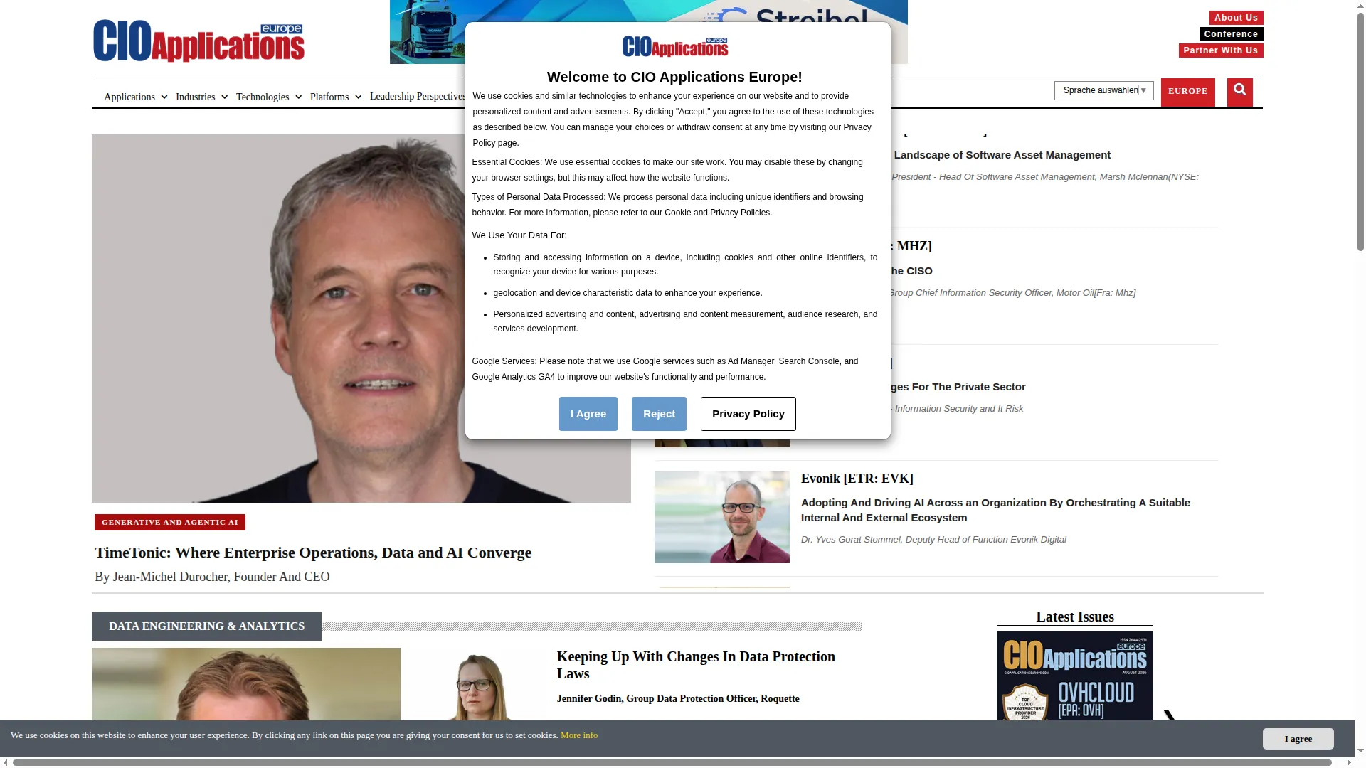Cioapplicationseurope.com