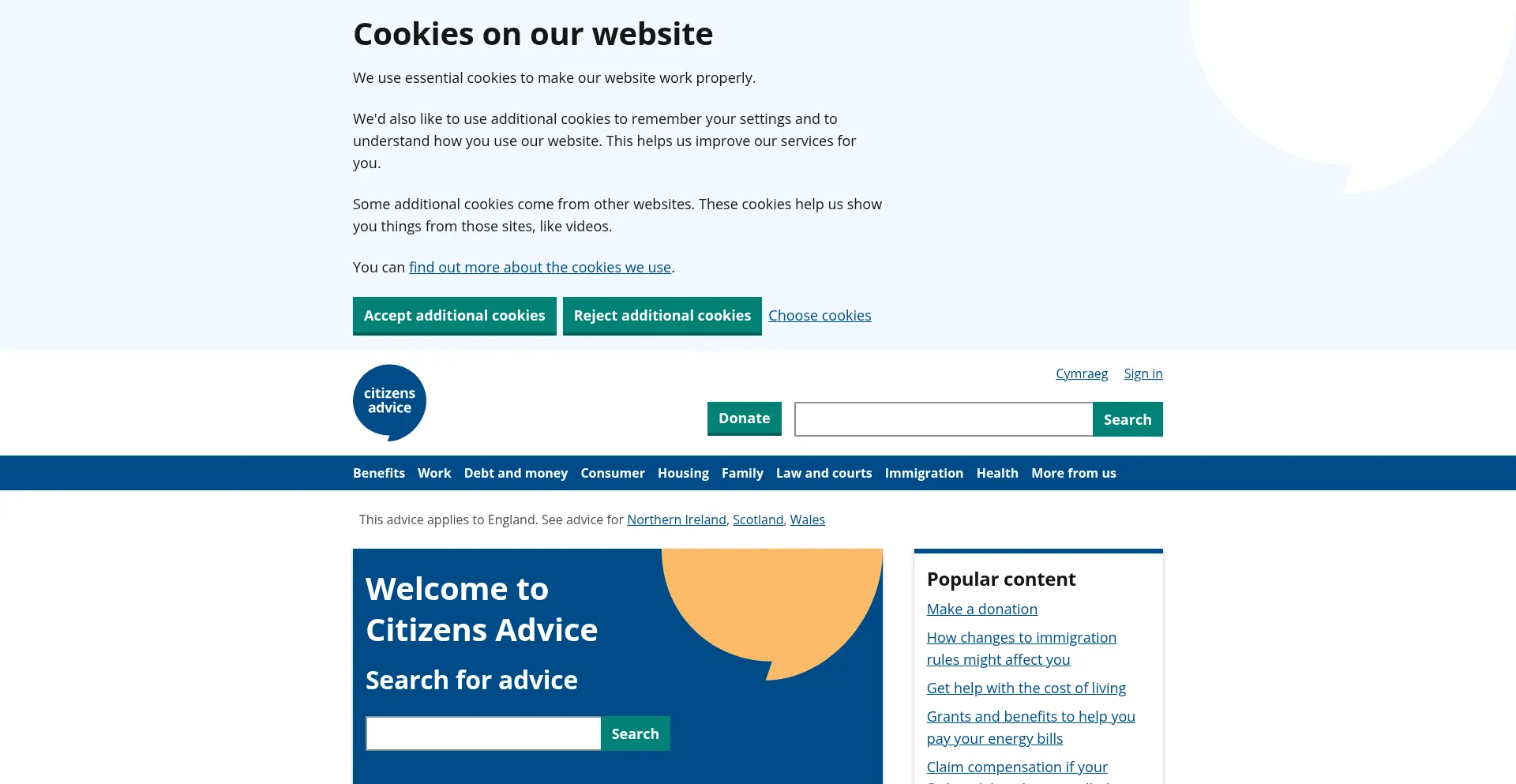 Citizensadvice.org.uk est-il Sûr et Fiable ?