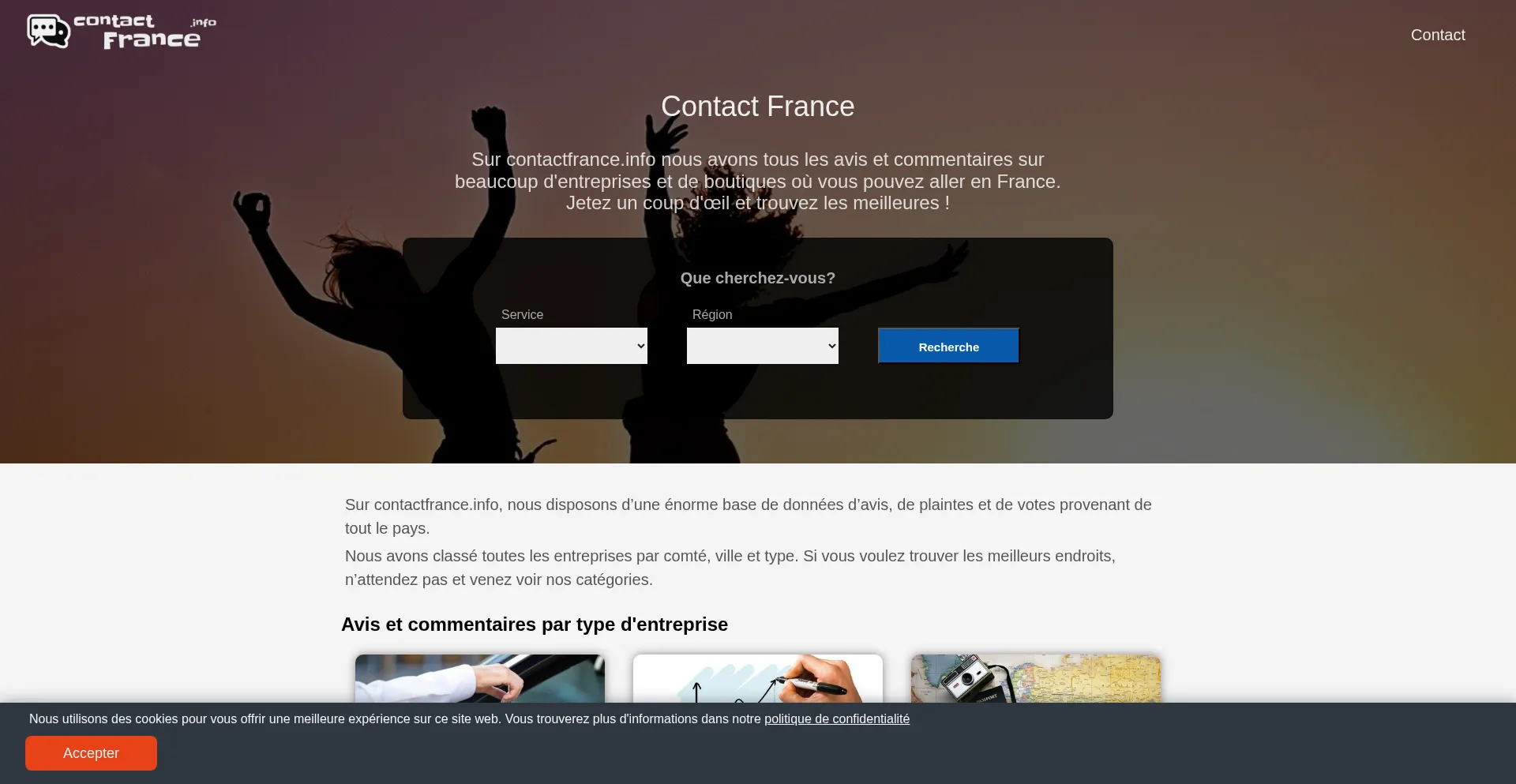 Website screenshot of Citoofrance.com