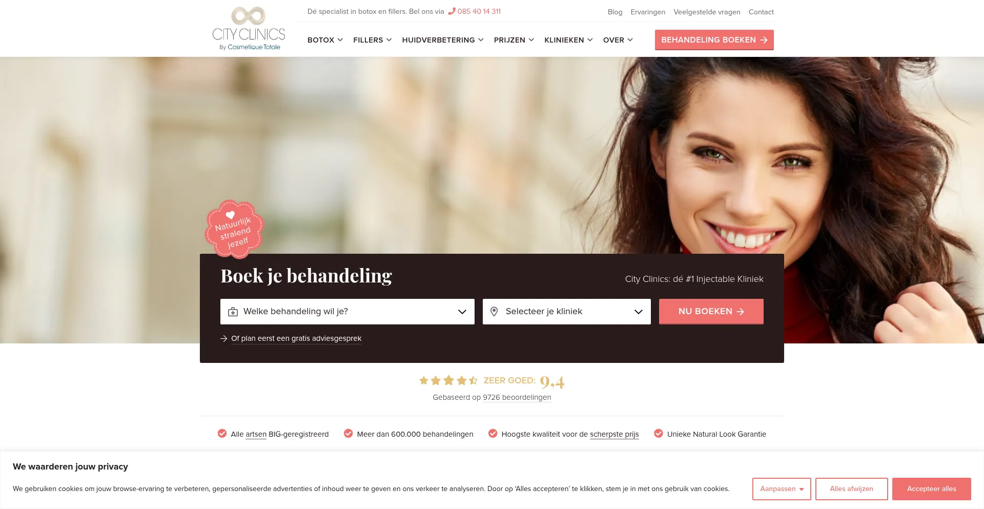 Cityclinics.nl Screenshot