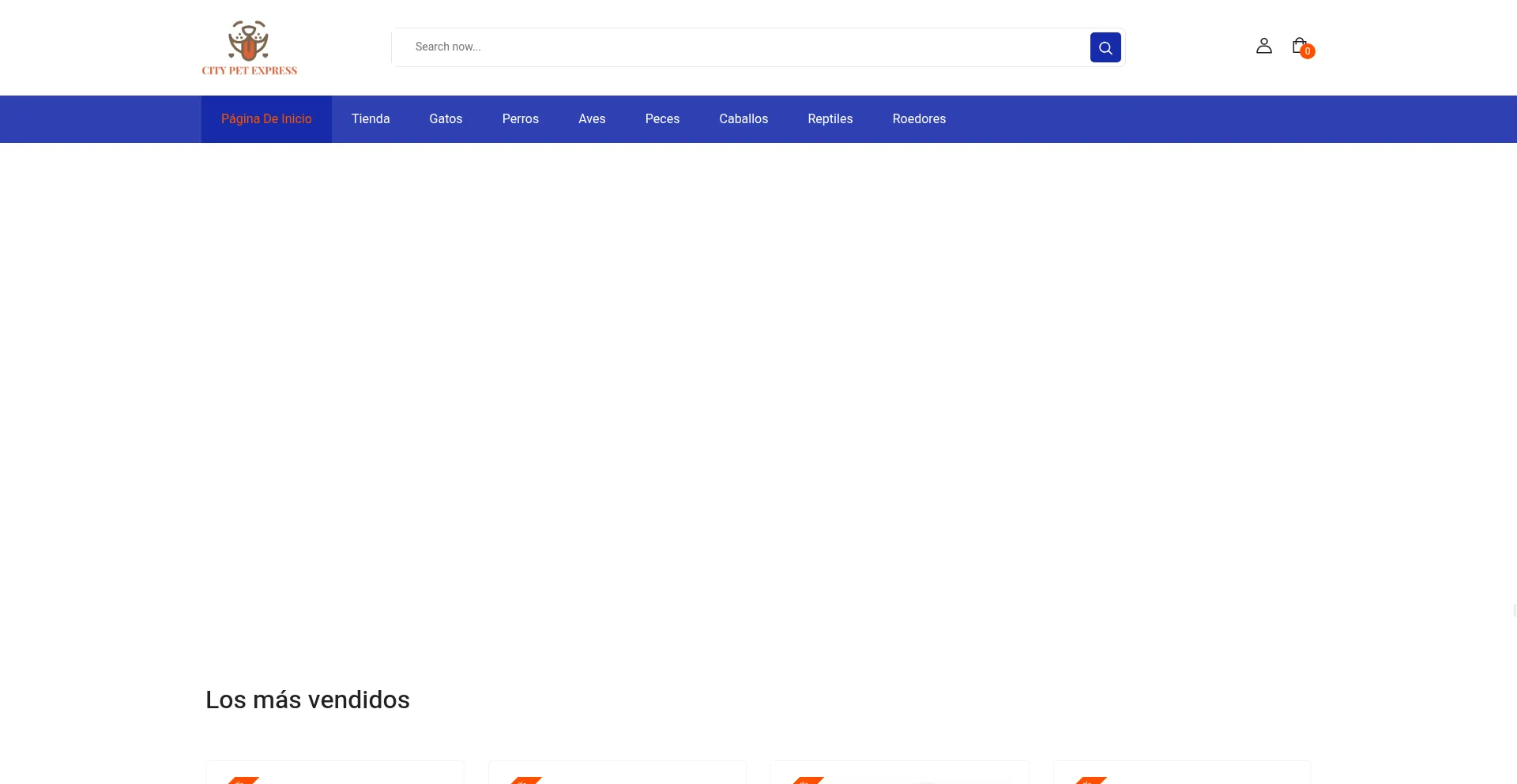 Website screenshot of Citypetexpress.com