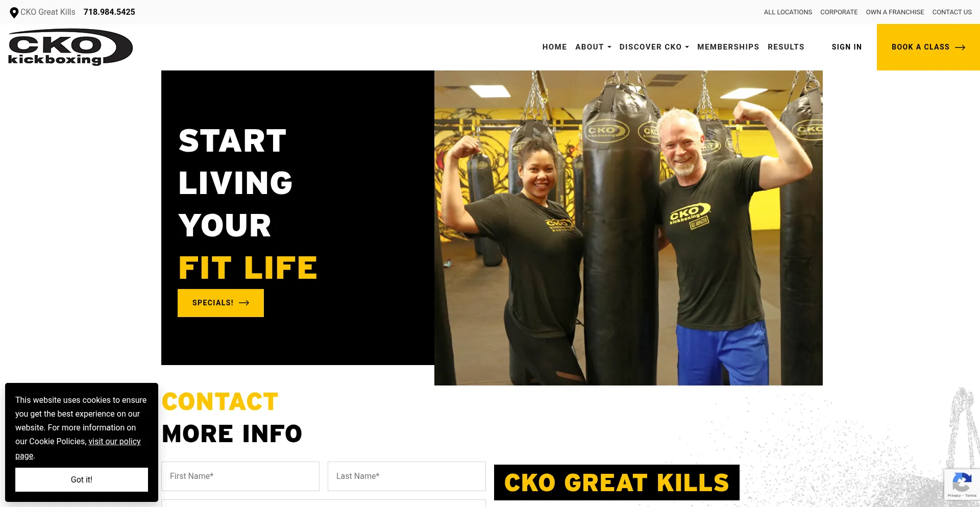 Website screenshot of Ckosi.com