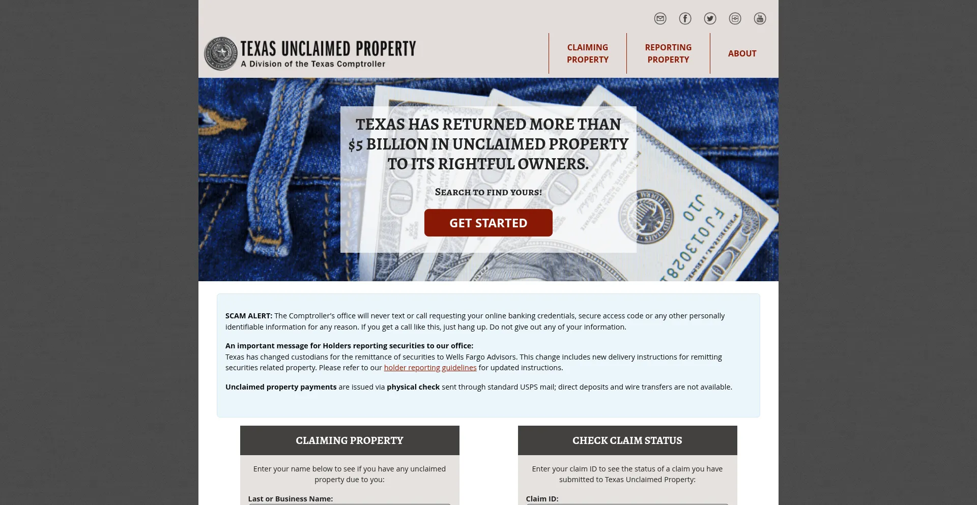Claimittexas.gov