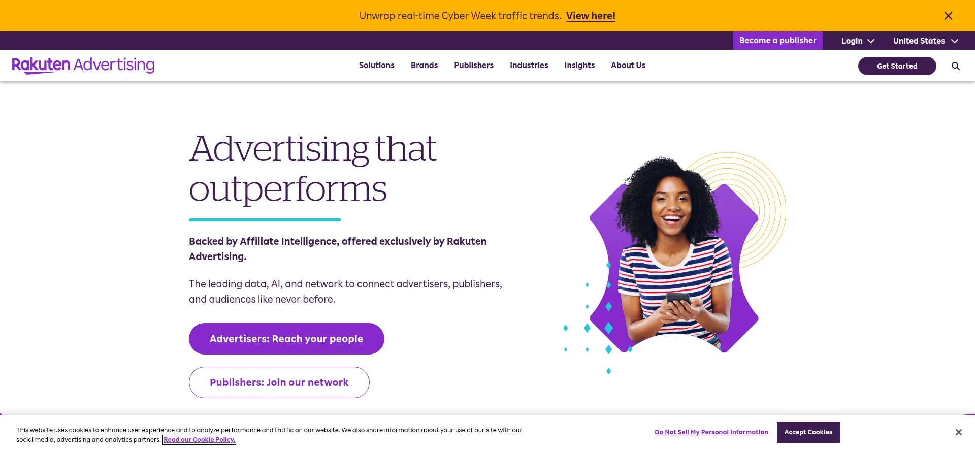 Website screenshot of Click.linksynergy.com