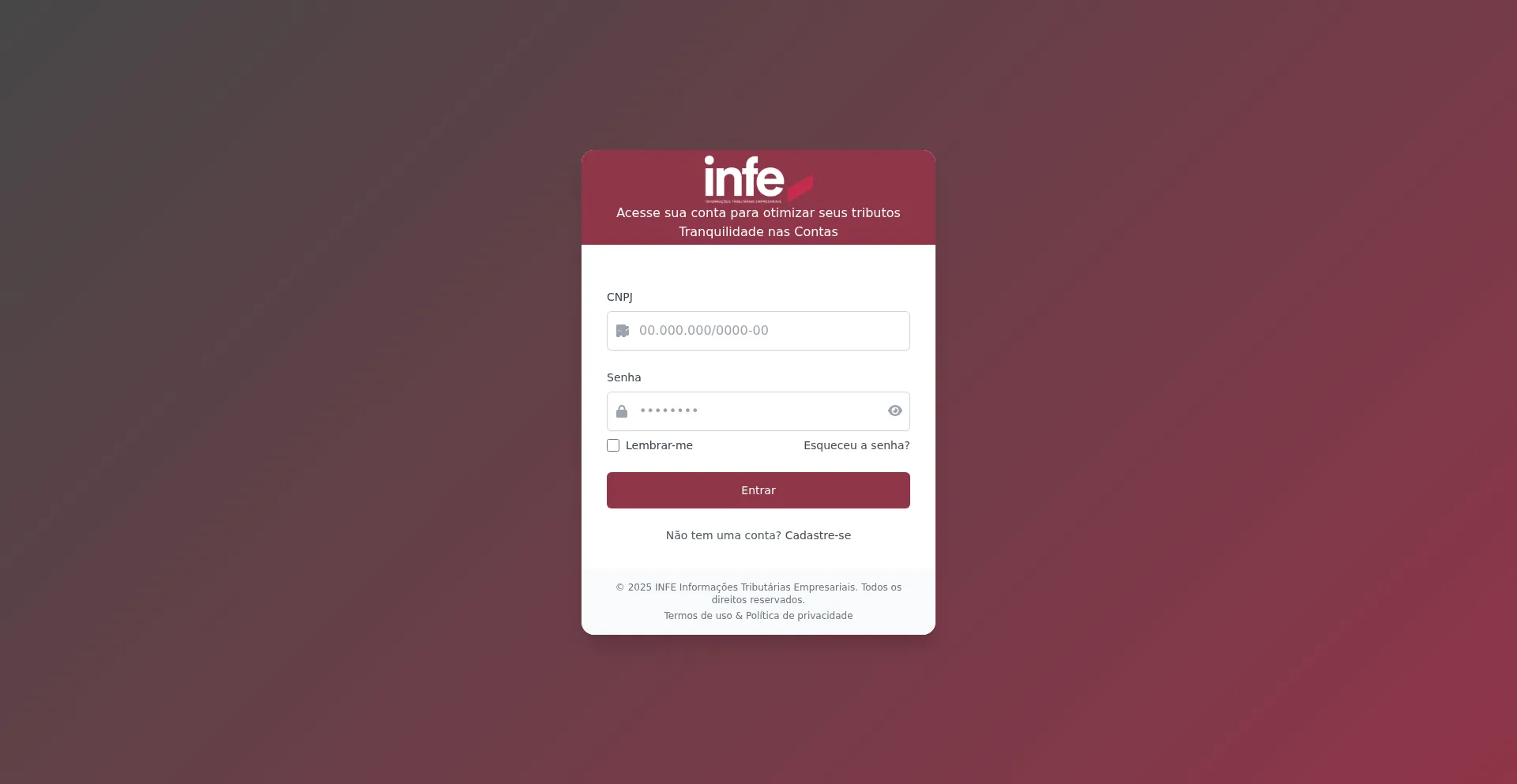 Cliente.infeplataforma.com.br