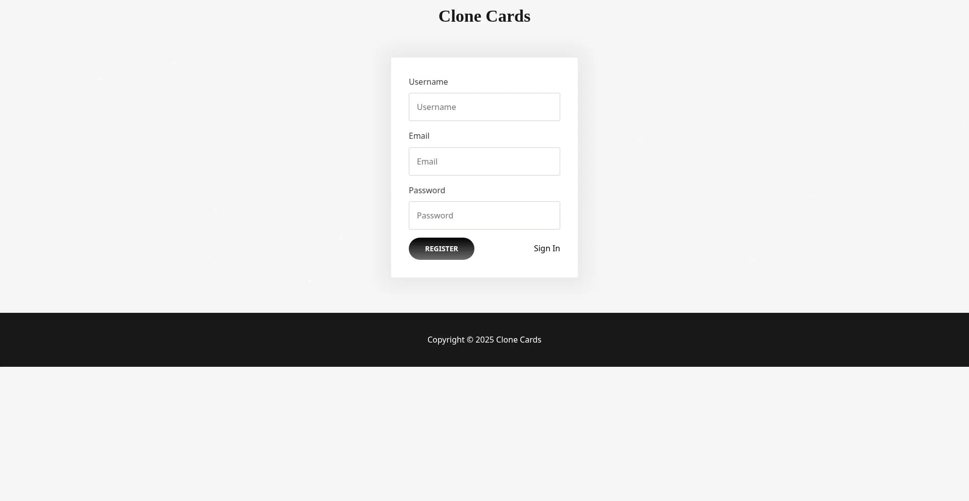 Clonecards.cc Screenshot