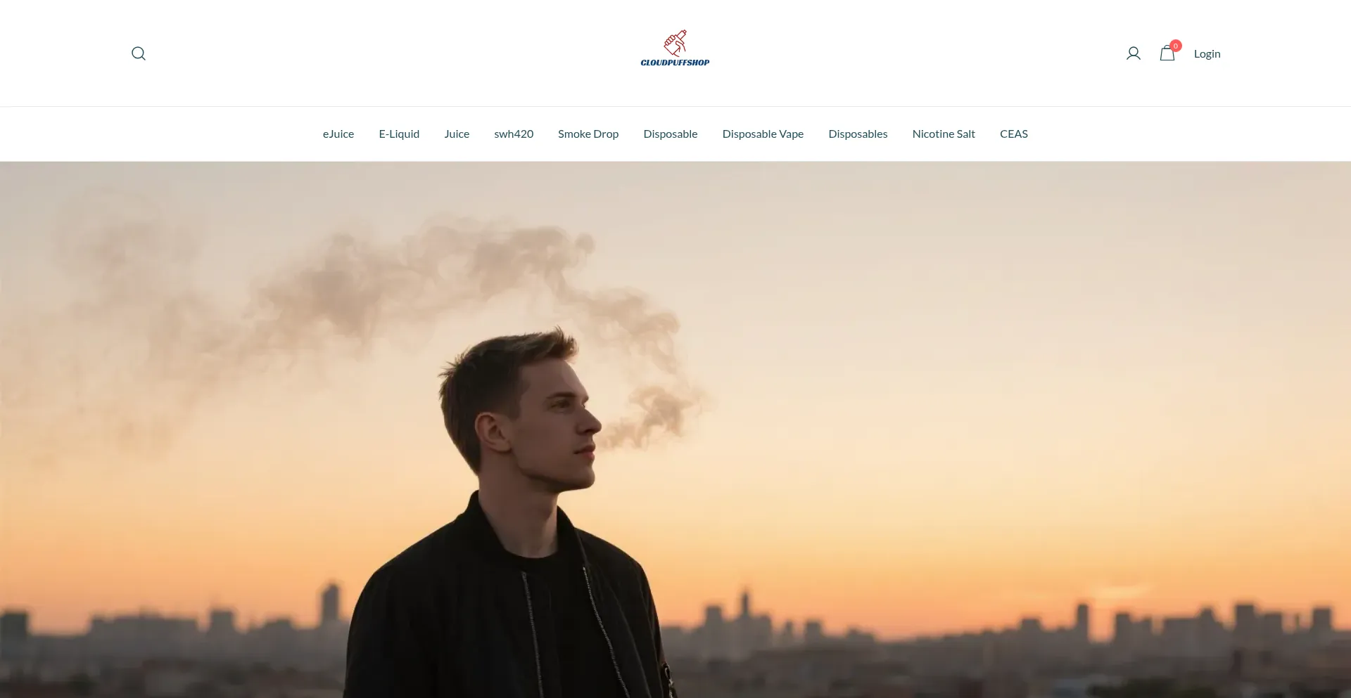 Cloudpuffshop.com Screenshot