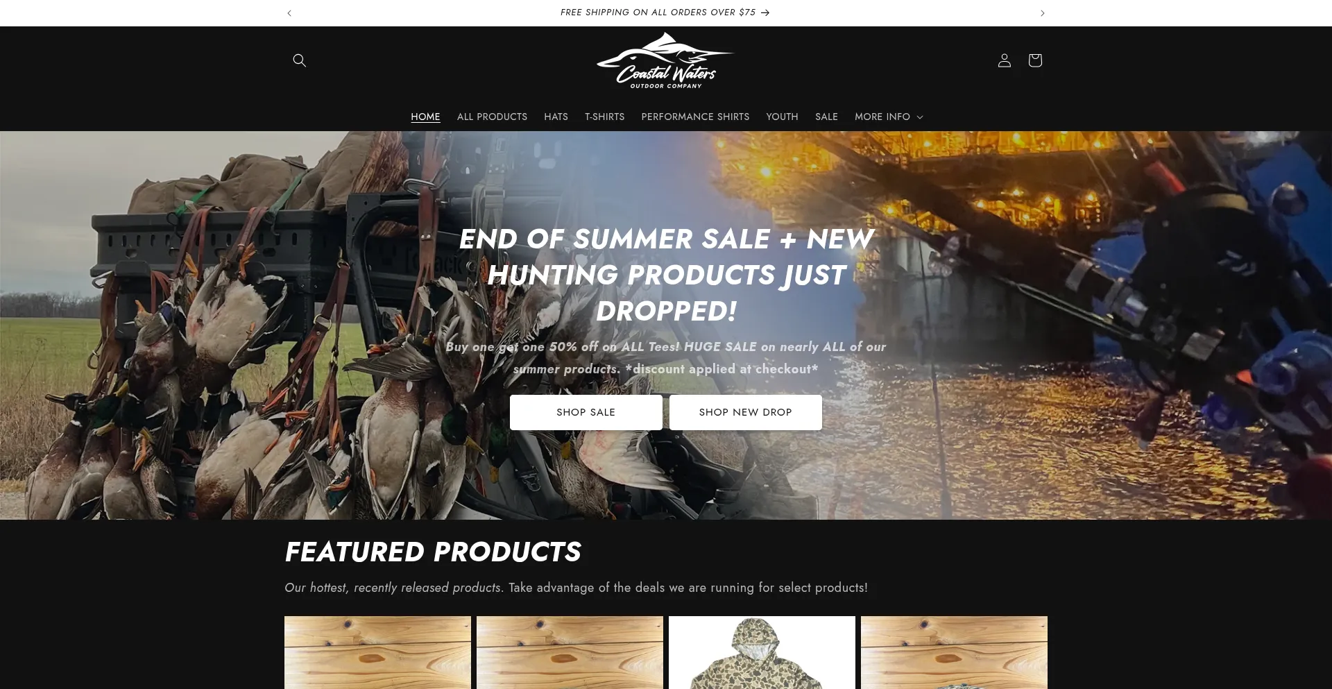 Coastalwatersco.com Screenshot