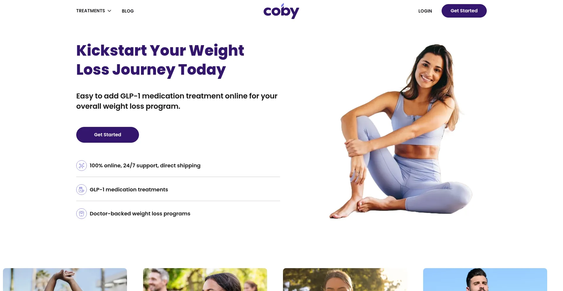 Website screenshot of Cobyhealth.com