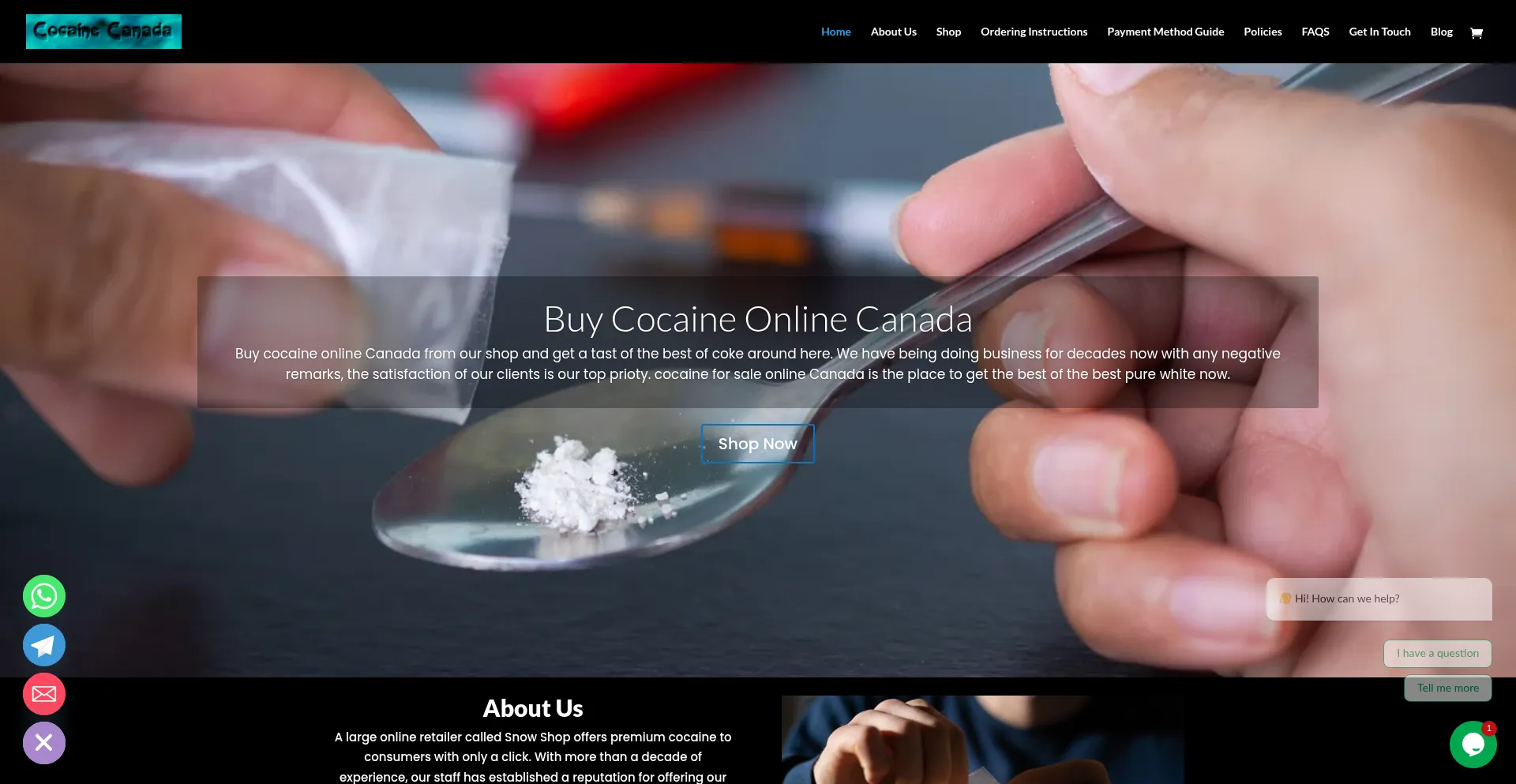 Cocaineforsalecanada.com est-il Sûr et Fiable ?