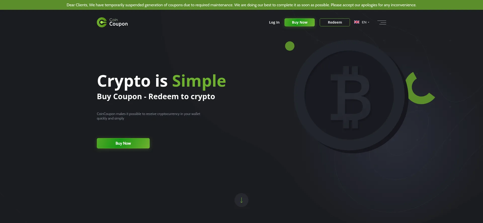 Coincoupon.io Screenshot
