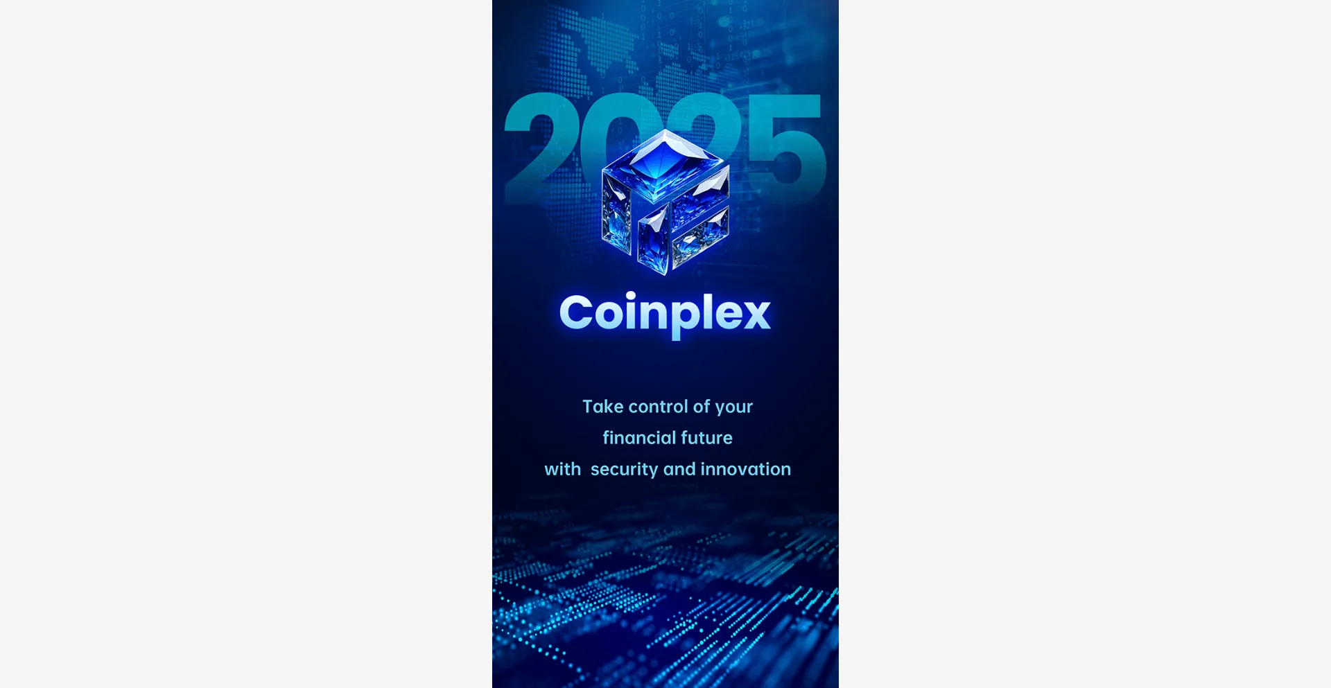 Website screenshot of Coinplex.vip