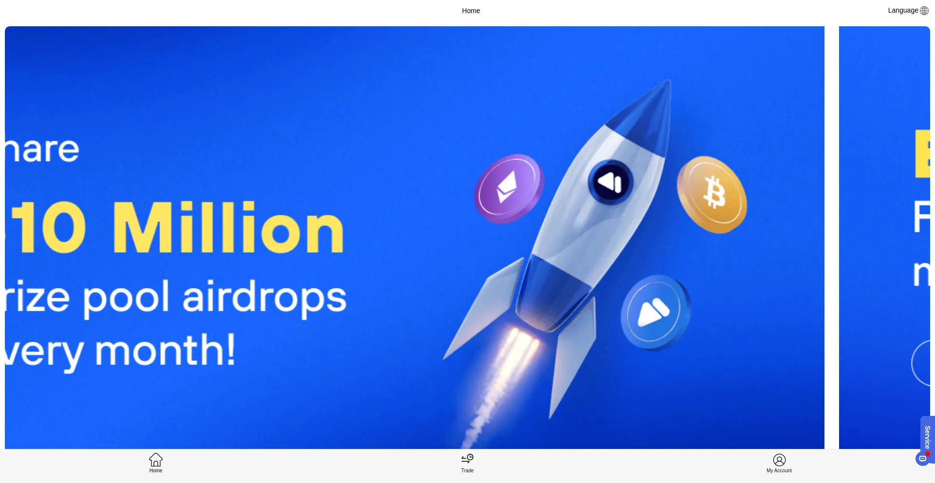 Website screenshot of Coinzkt.com