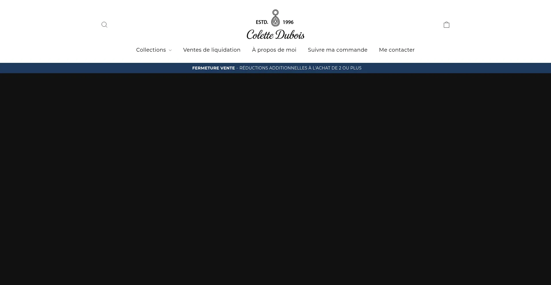 Website screenshot of Colette-dubois.fr