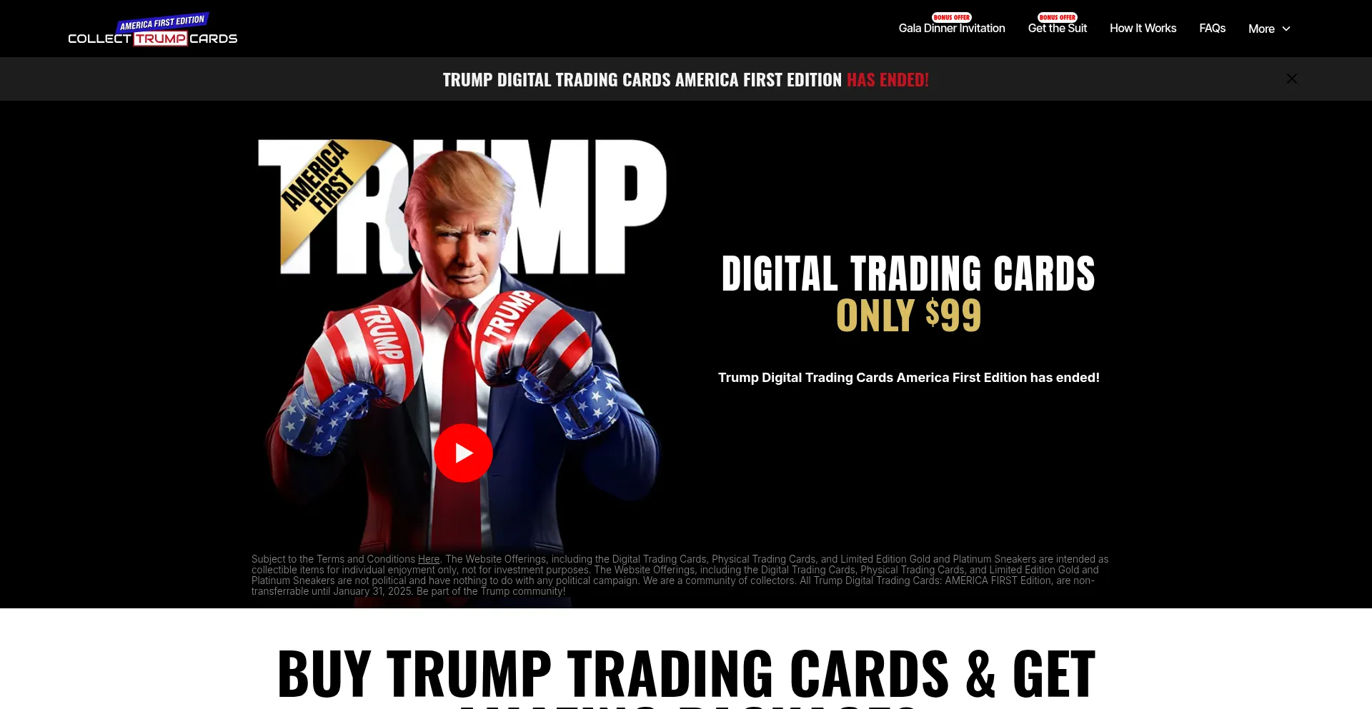 Collecttrumpcards.com est-il Sûr et Fiable ?