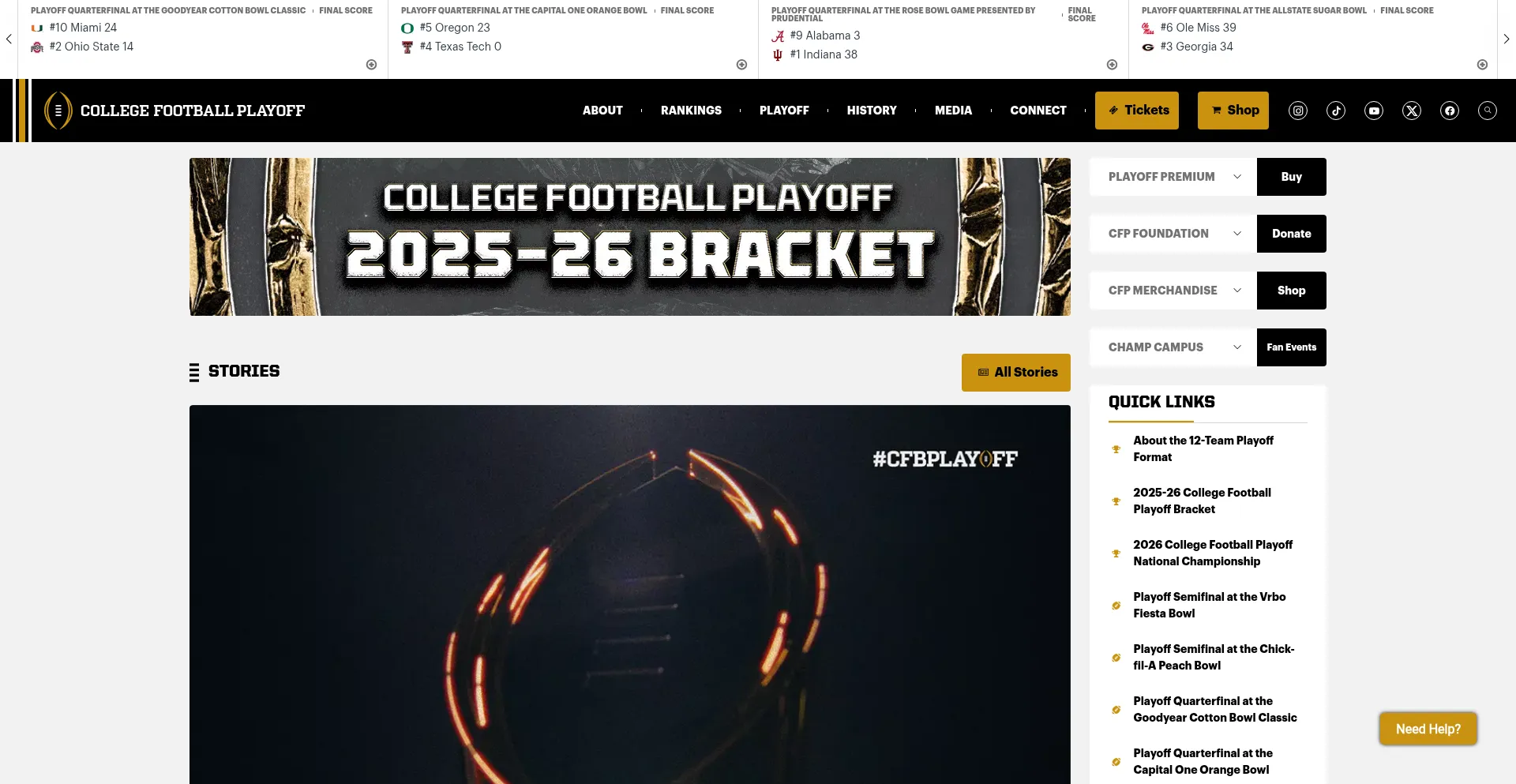 Collegefootballplayoff.com