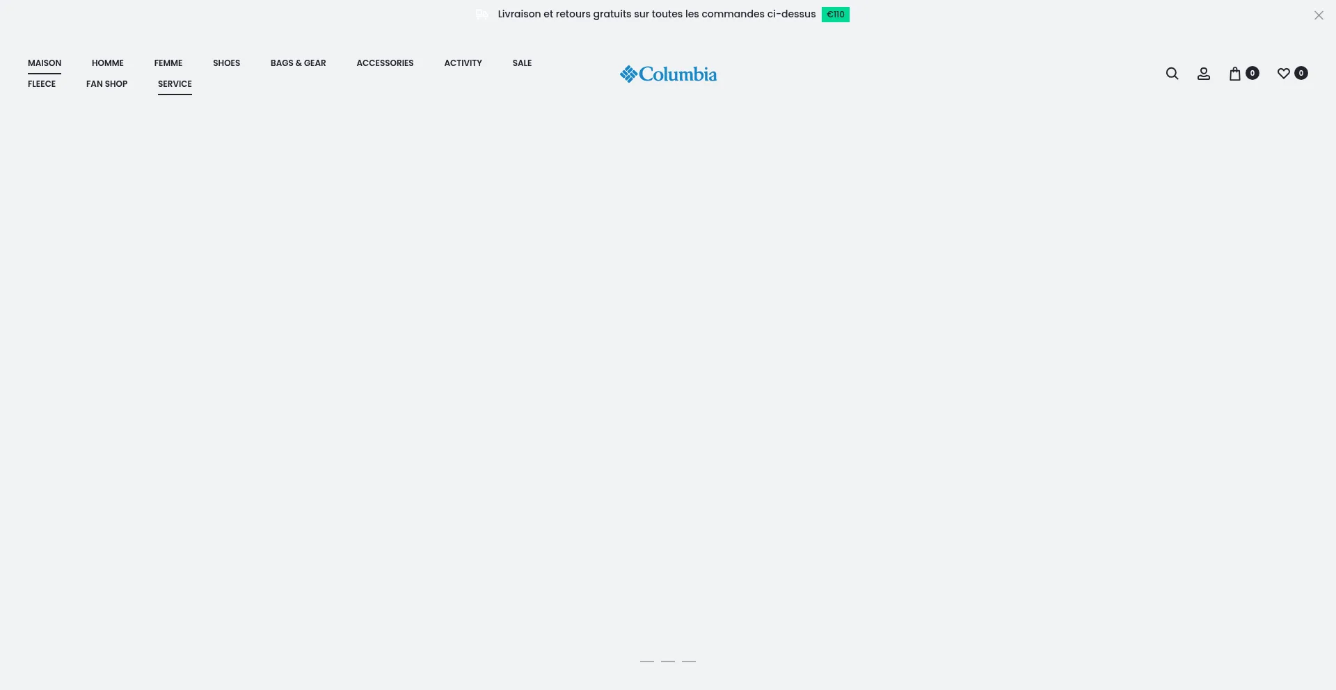 Columbia-fr.fr Screenshot