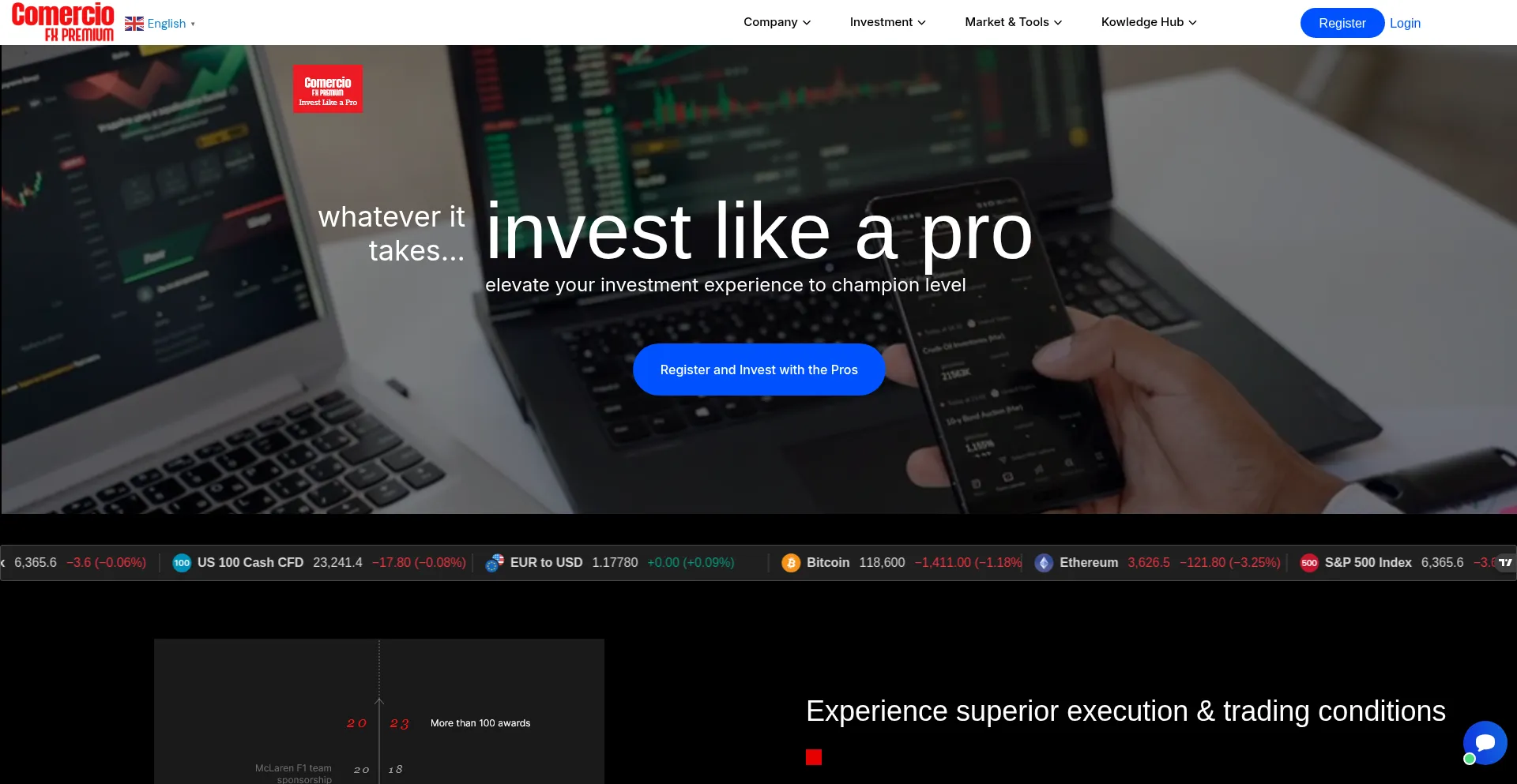 Website screenshot of Com-fxp.com