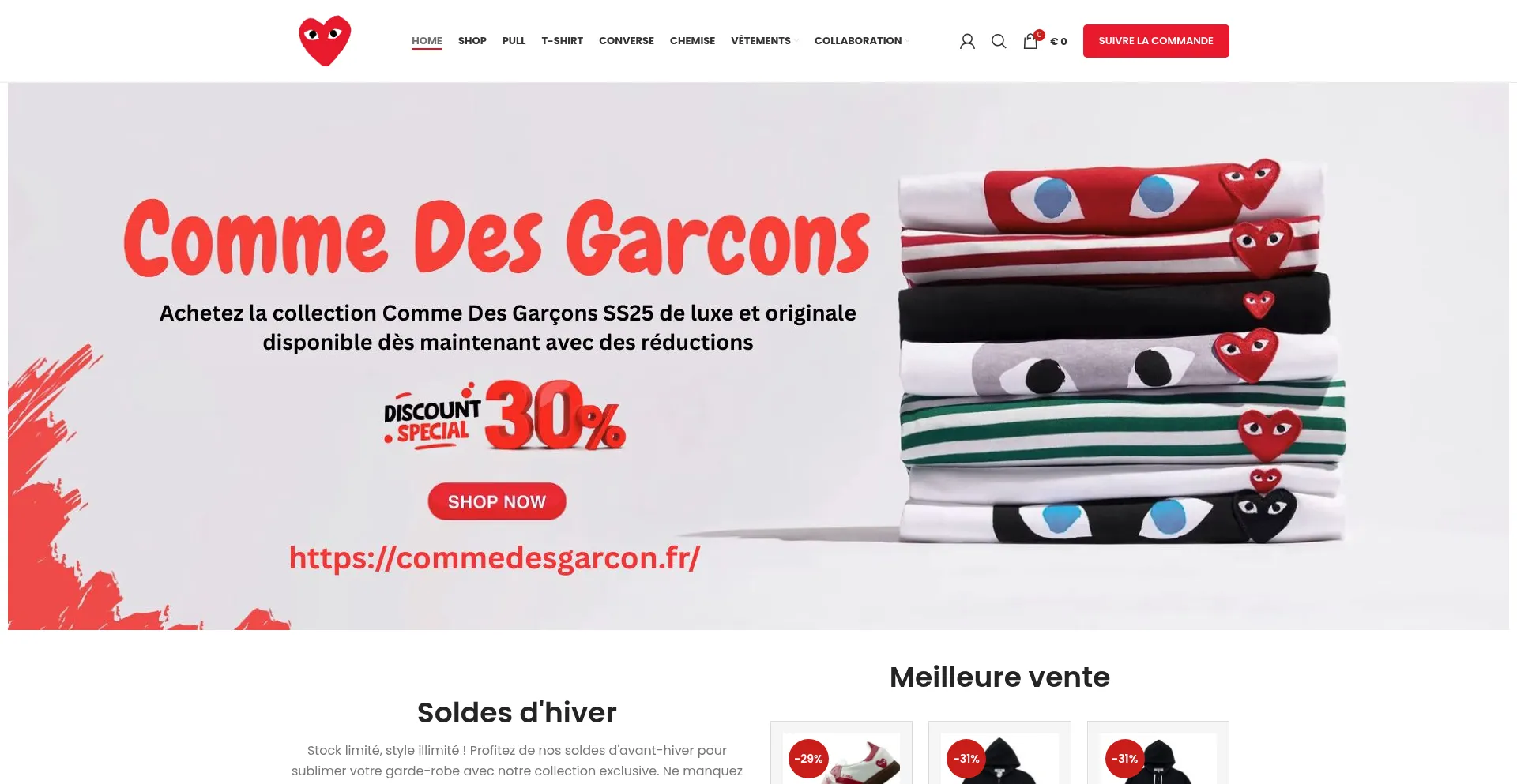 Commedesgarconstore.fr