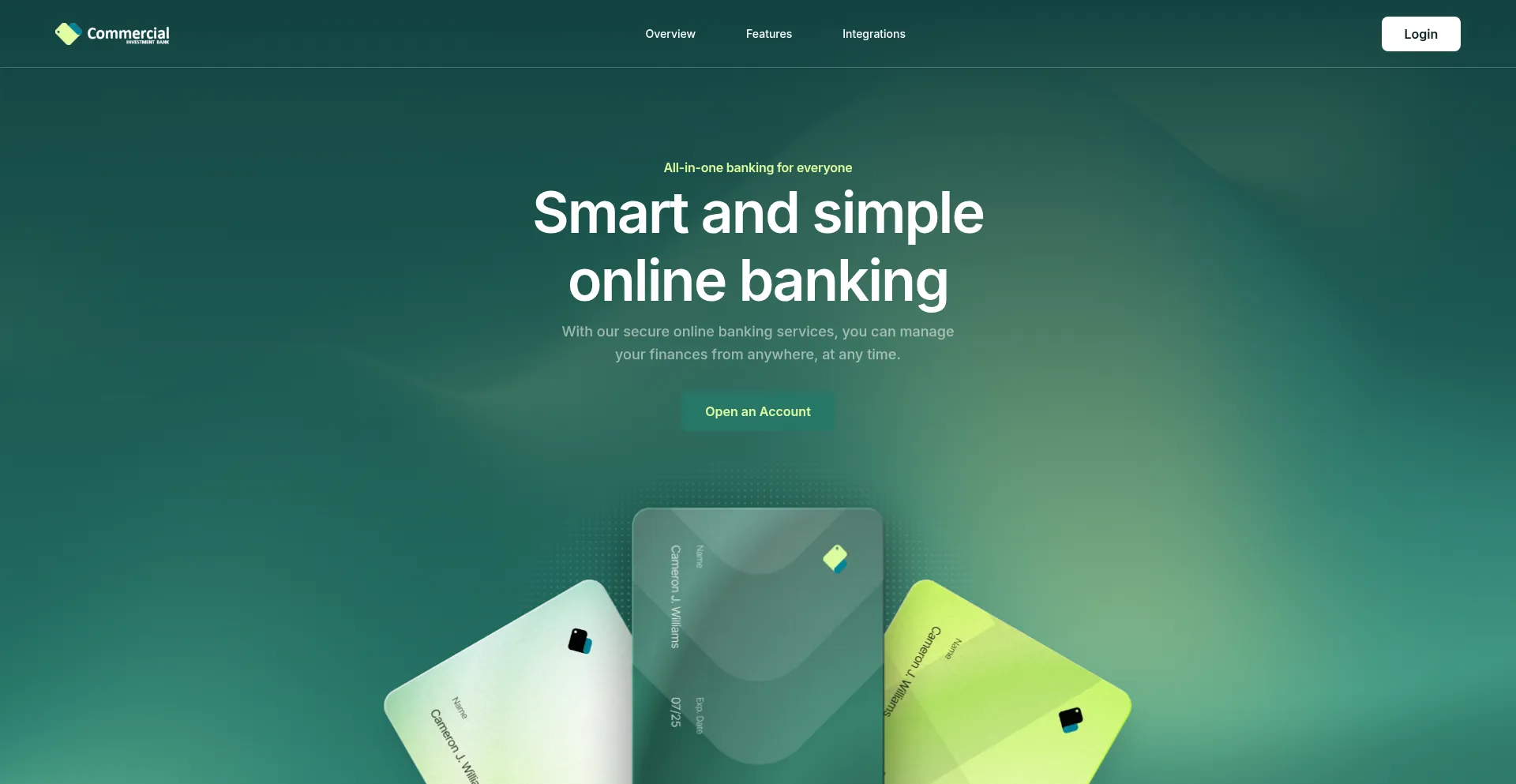 Website screenshot of Commeinvestment.com