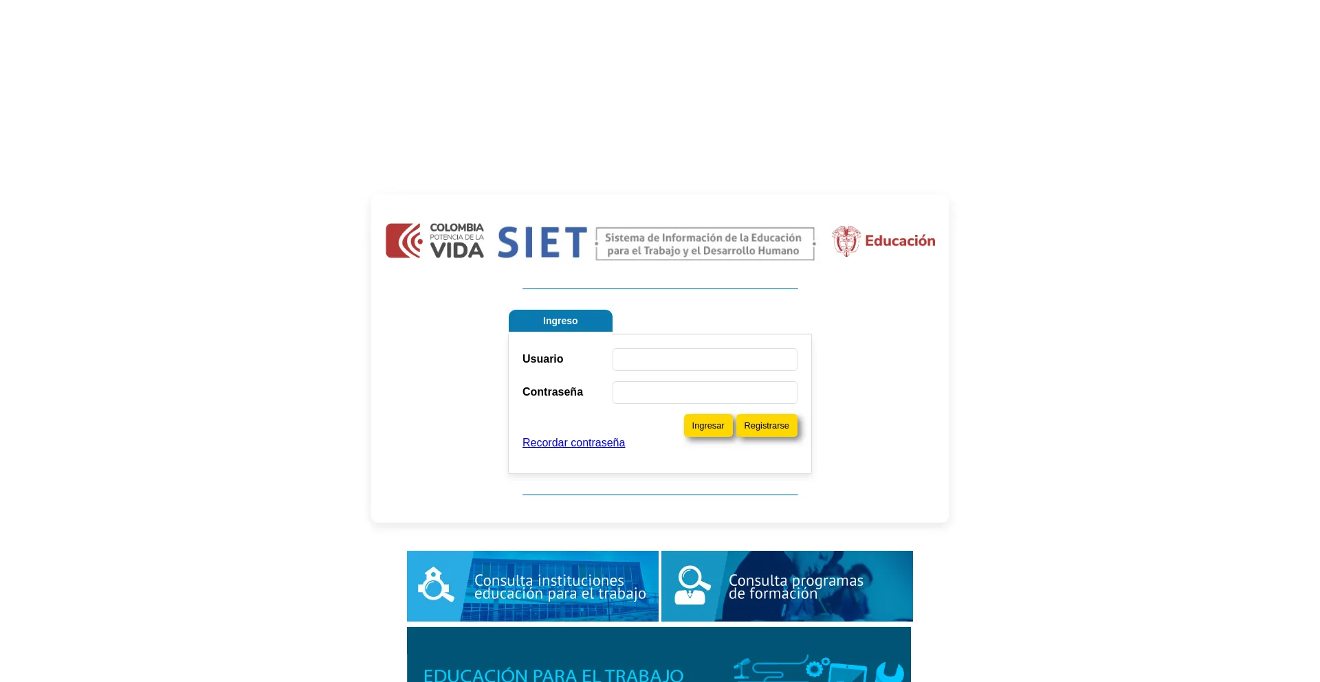 Website screenshot of Consultaeducacionsietgov.site