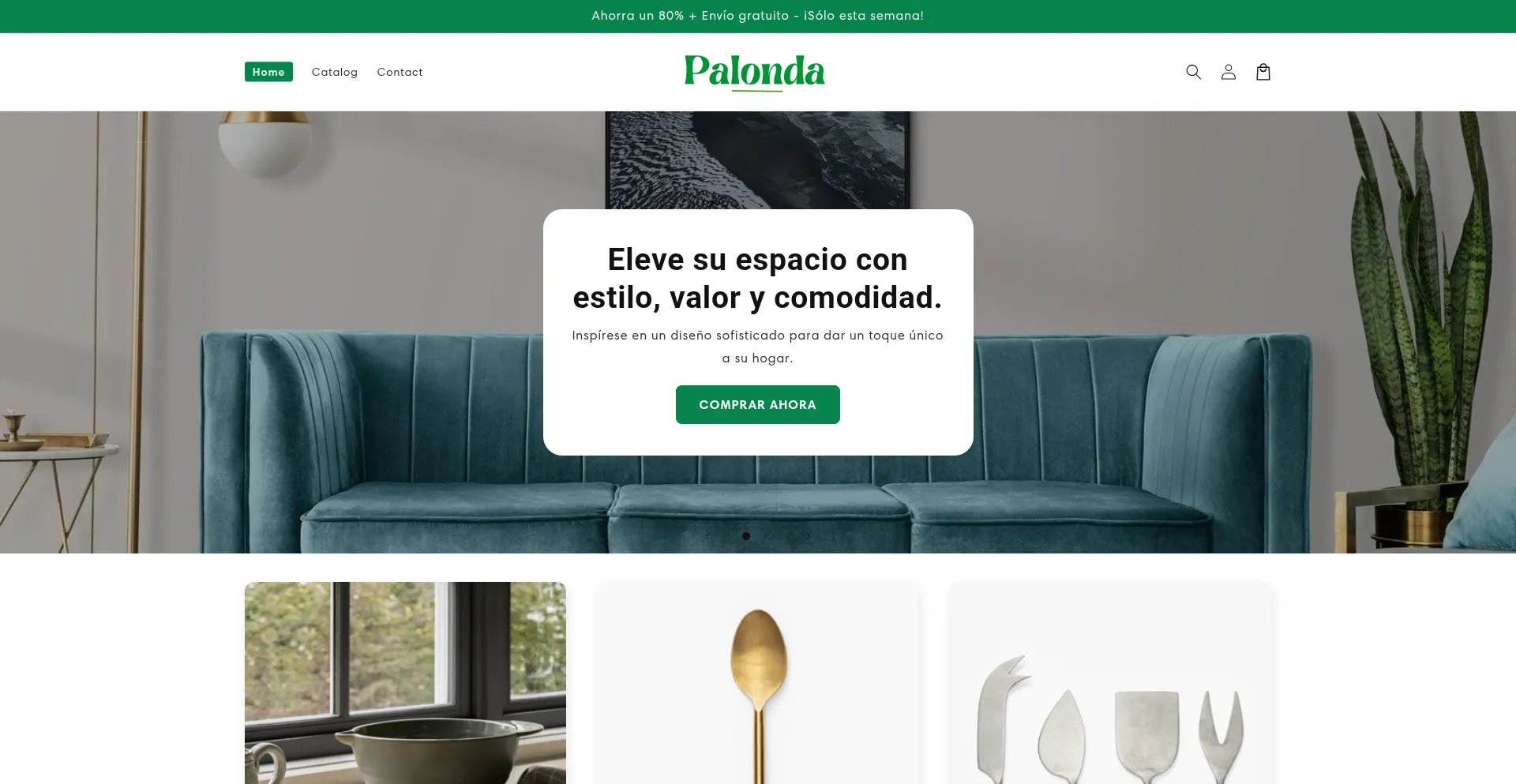 Website screenshot of Coolins.store