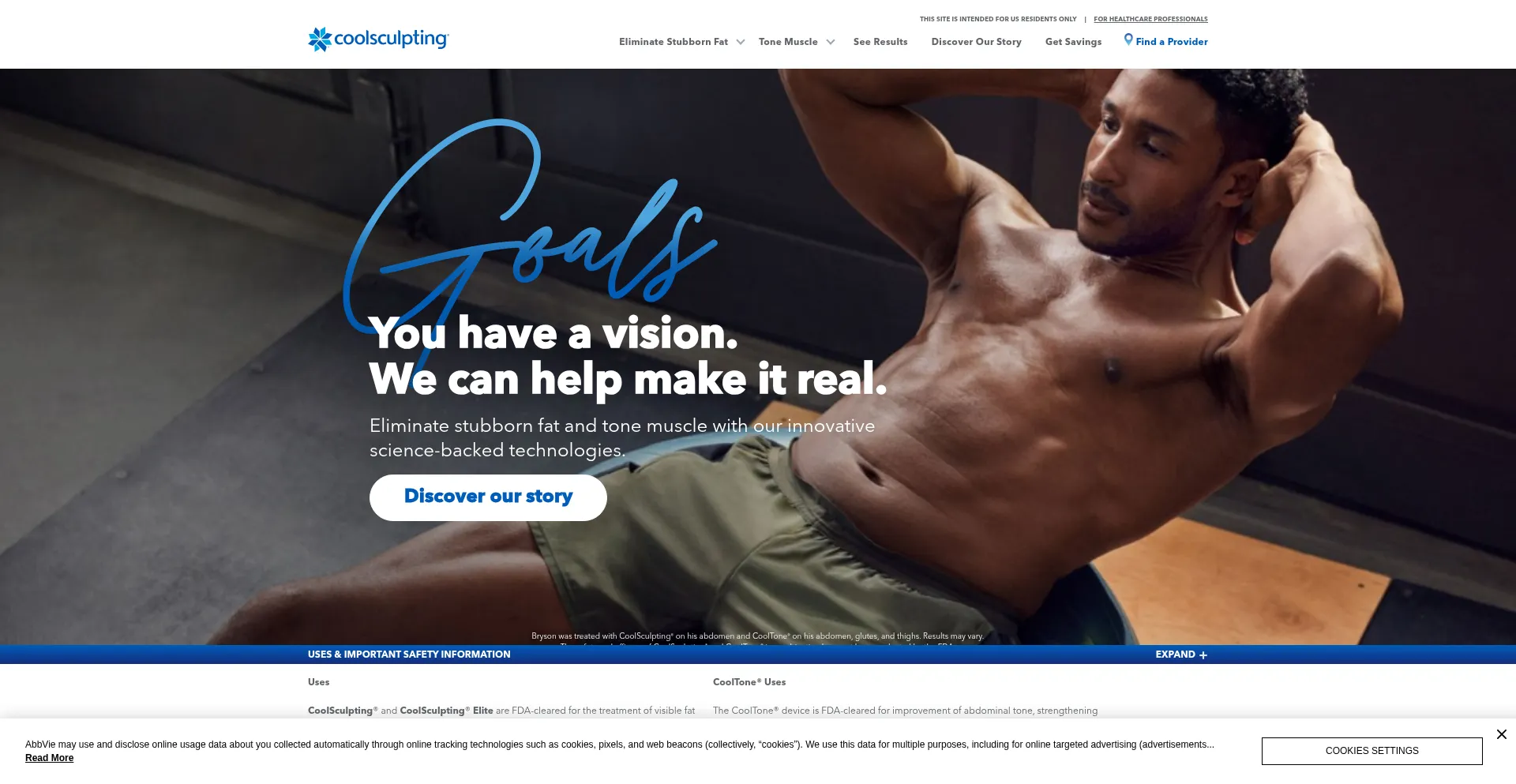 Coolsculpting.com Screenshot
